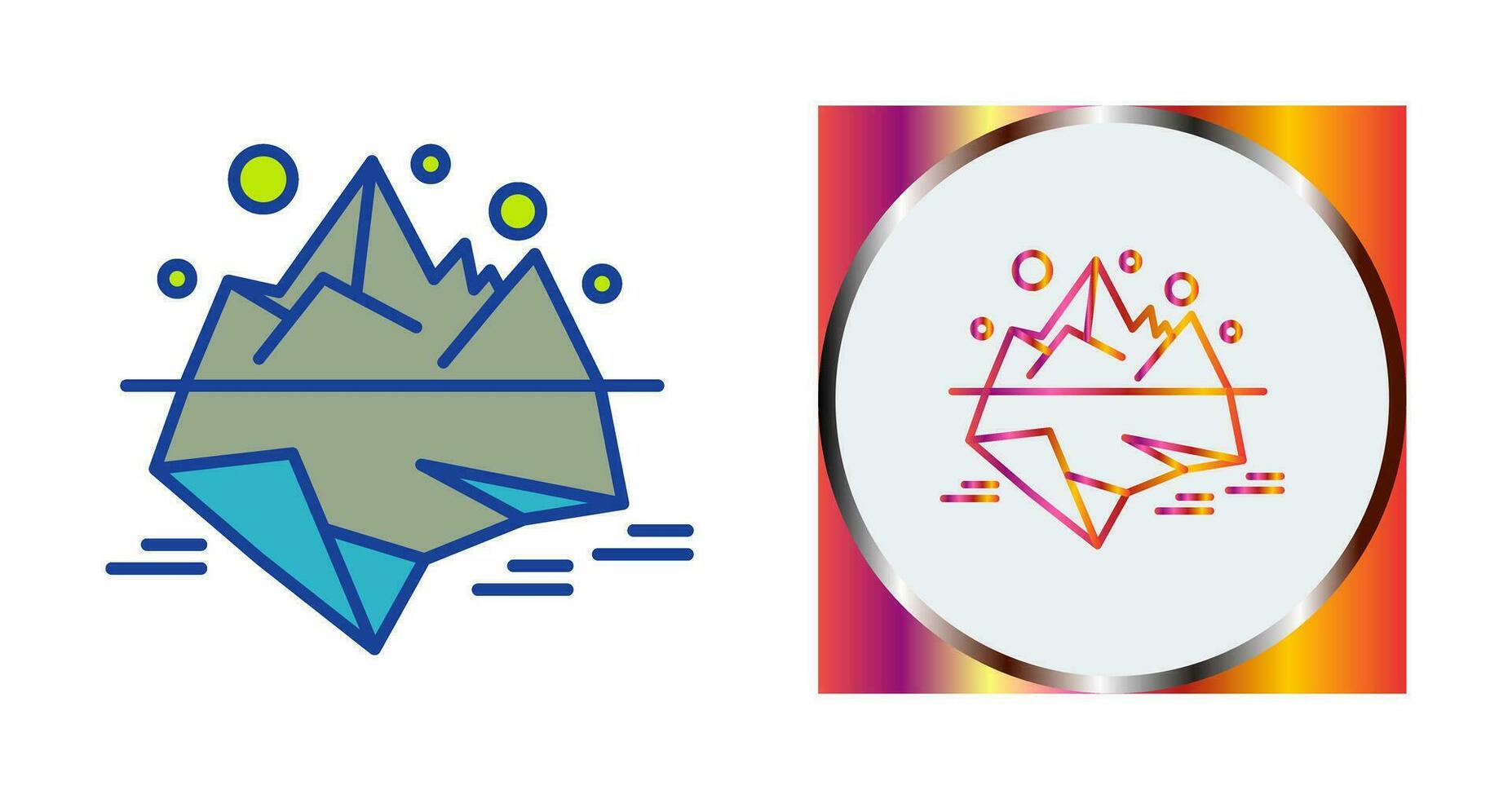 Iceberg Vector Icon