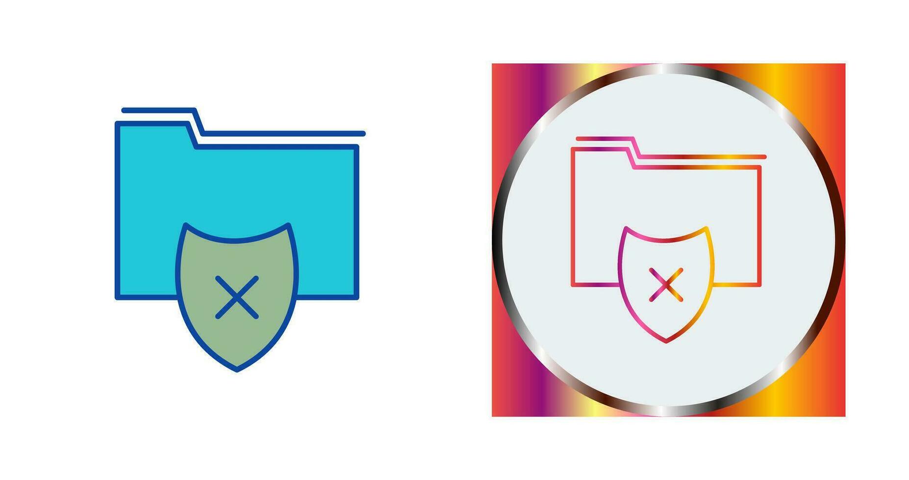 Vulnerable Folder Vector Icon