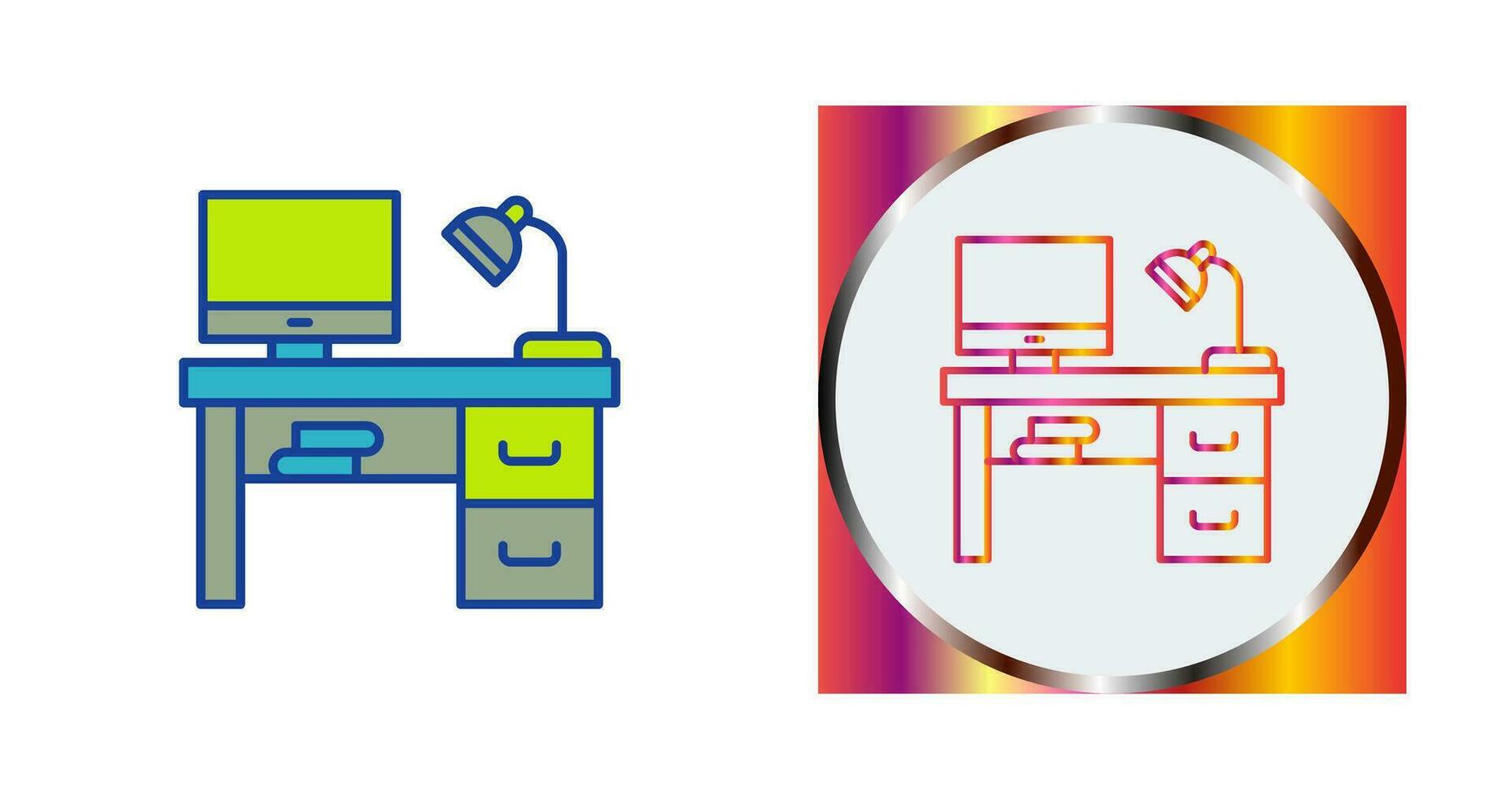 Desk Vector Icon