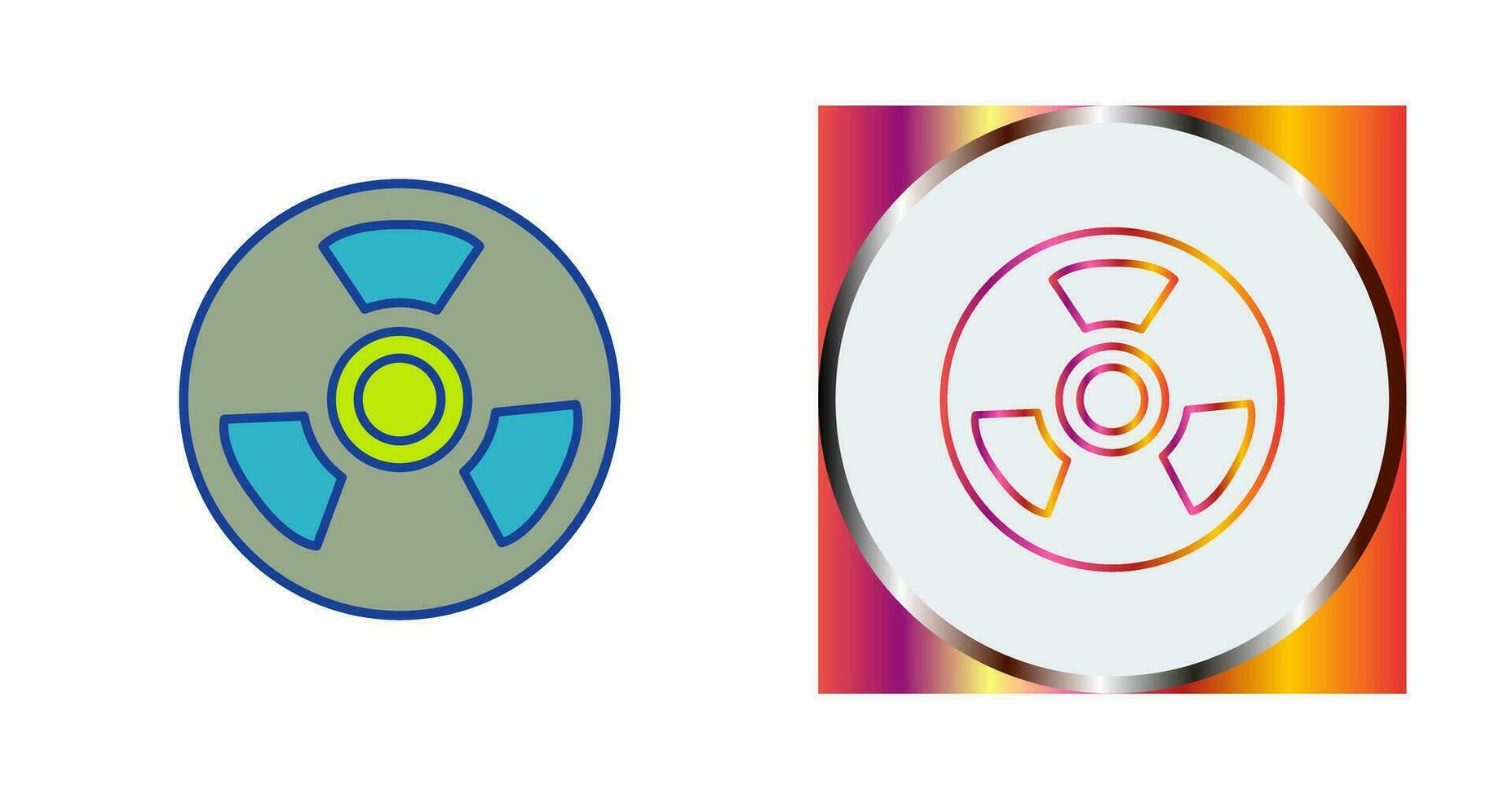Nuclear Vector Icon