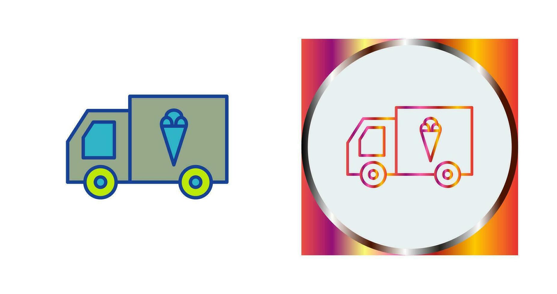 Icecream Van Vector Icon