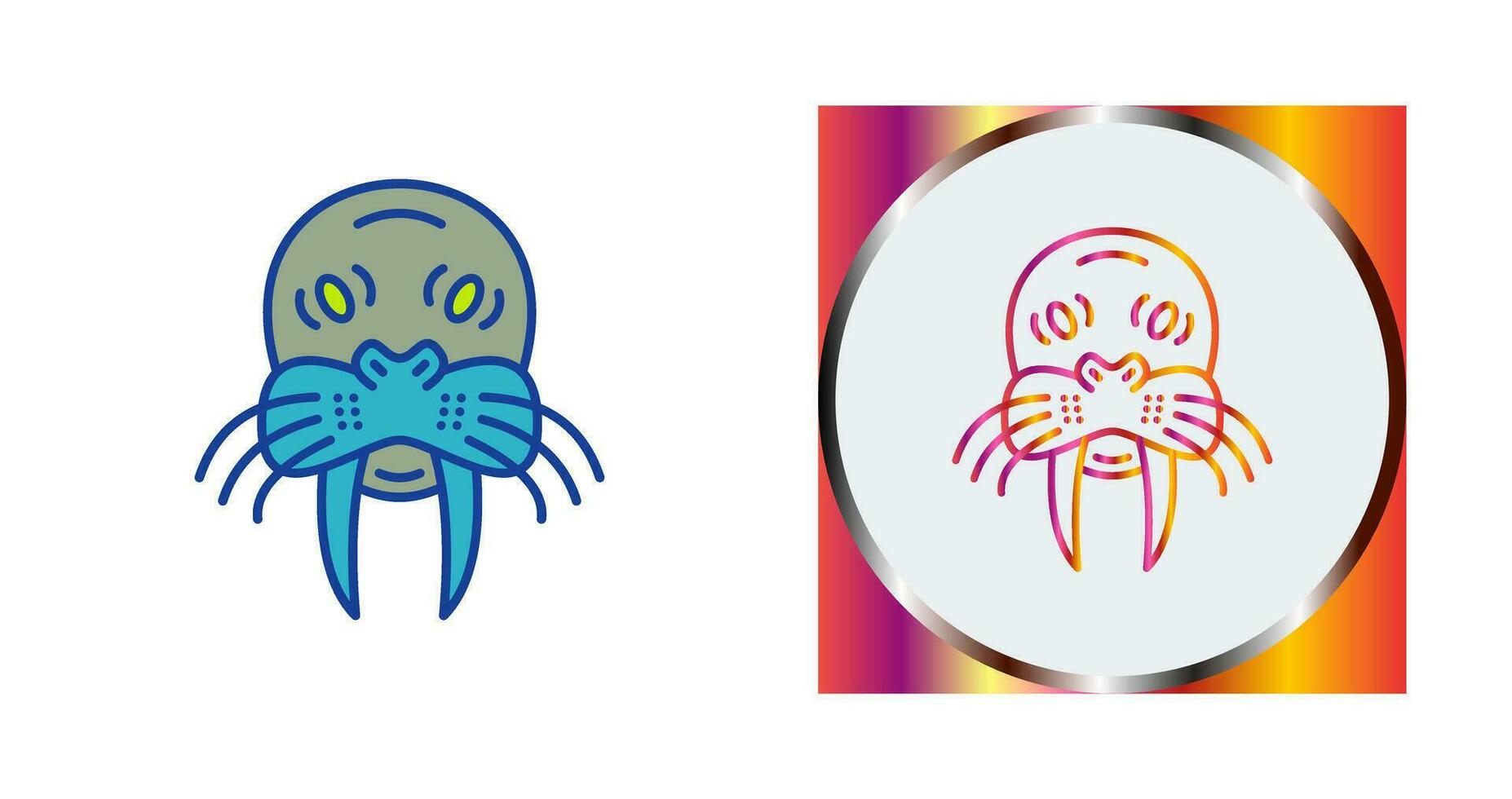 Walrus Vector Icon