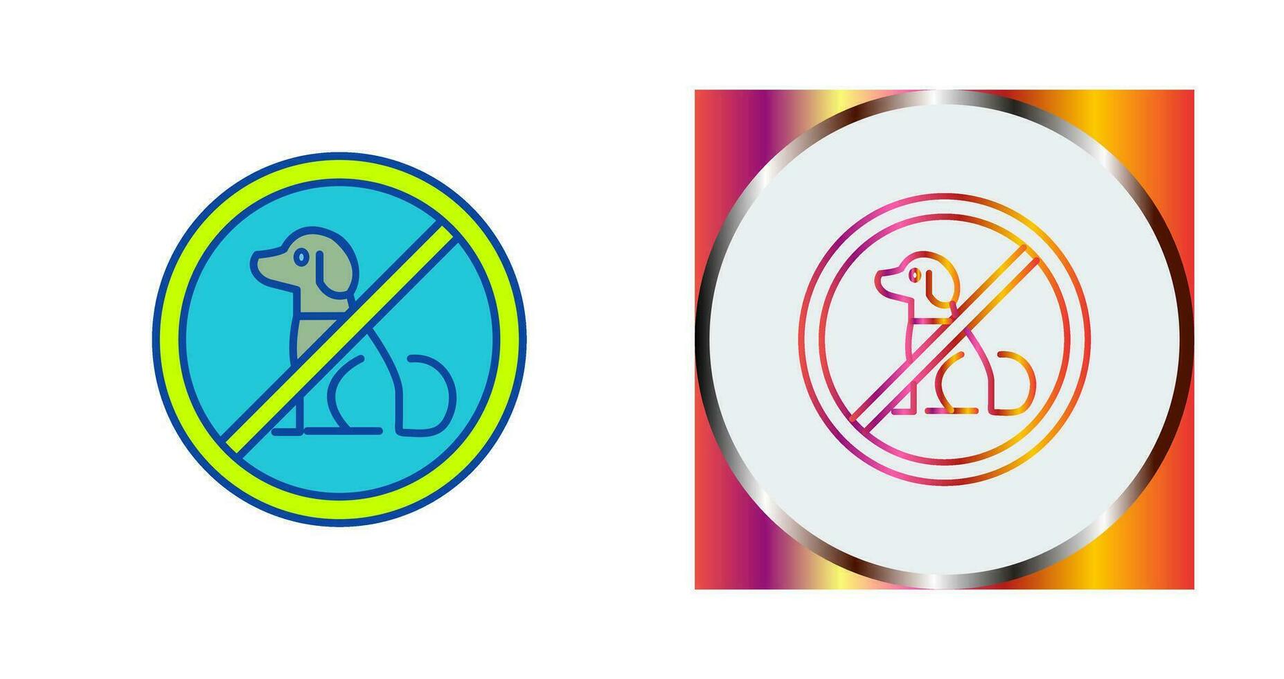 No Pets Vector Icon