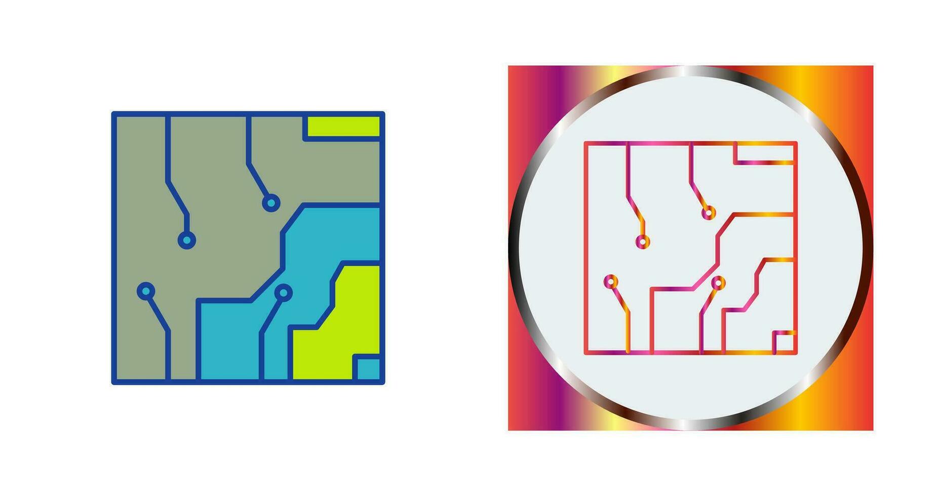 Electrical circuit Vector Icon