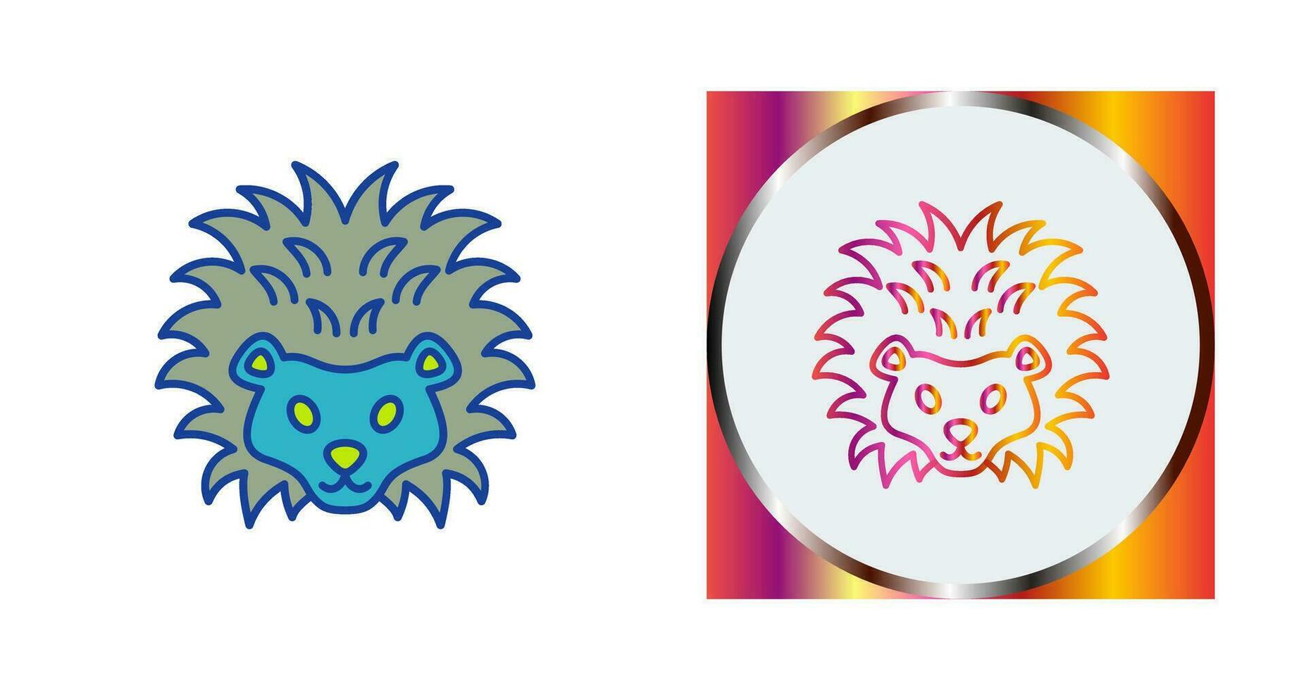 Hedgehog Vector Icon