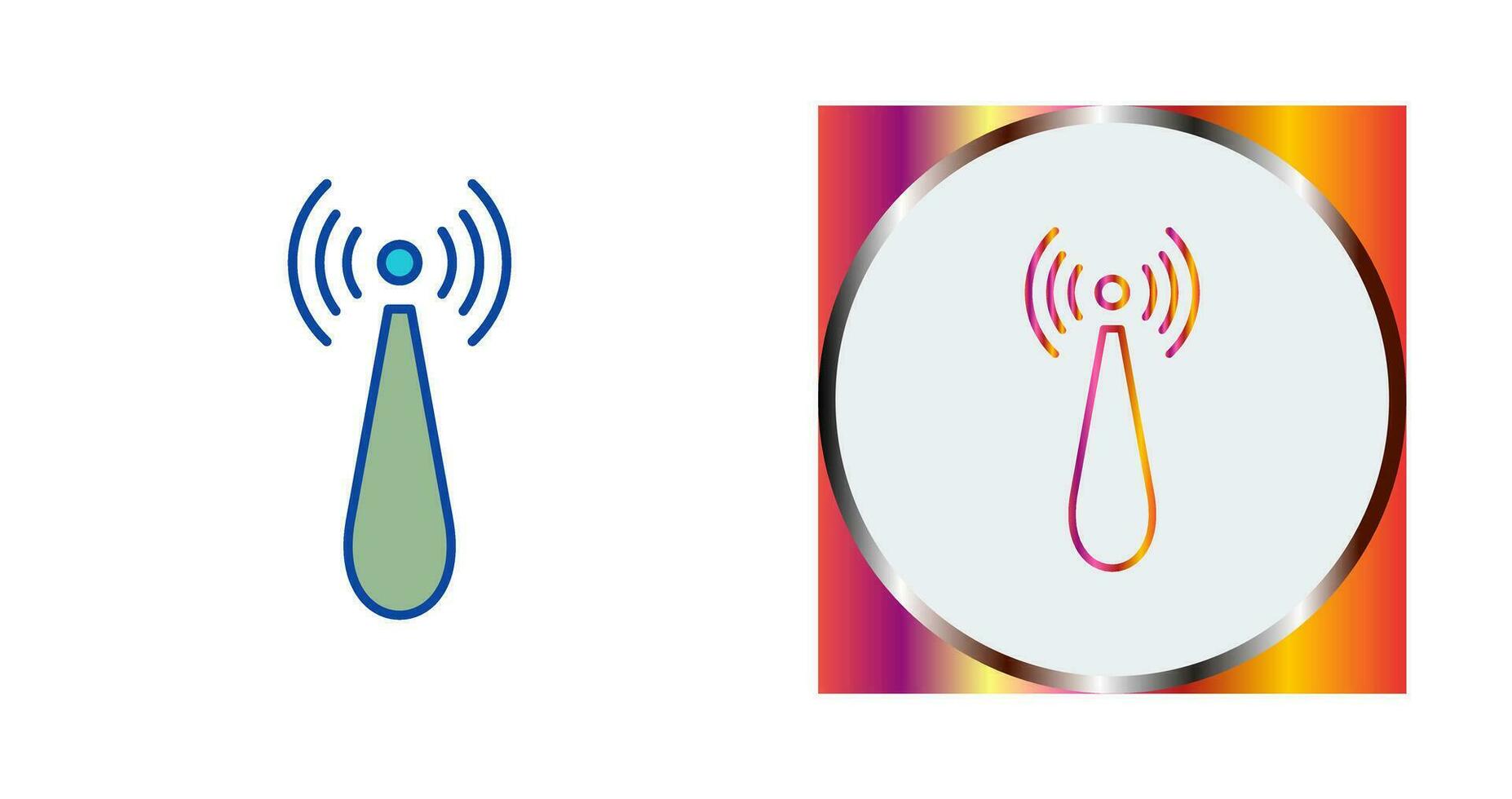 Non Ionizing Radiation Vector Icon