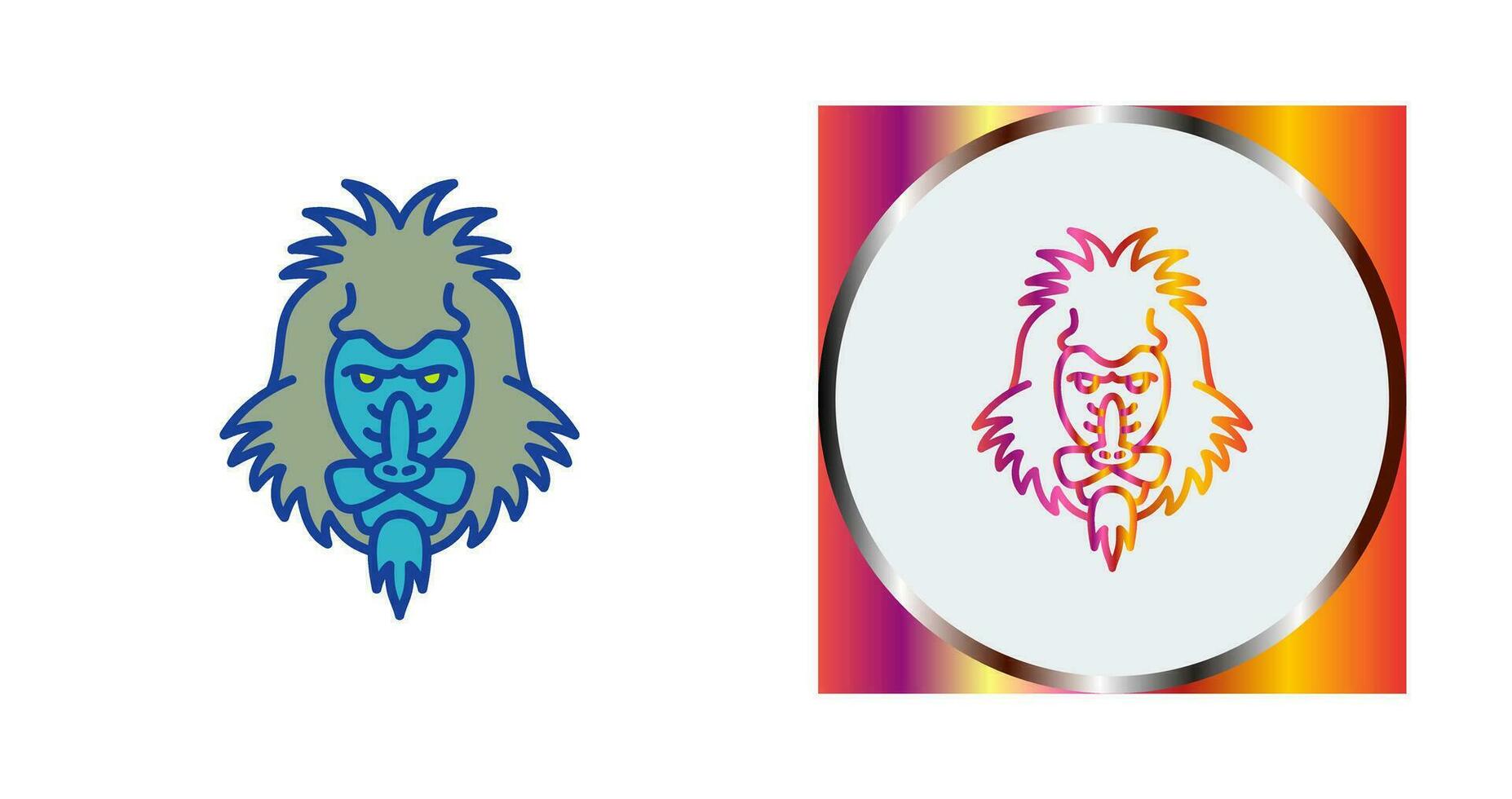 Mandrill Vector Icon