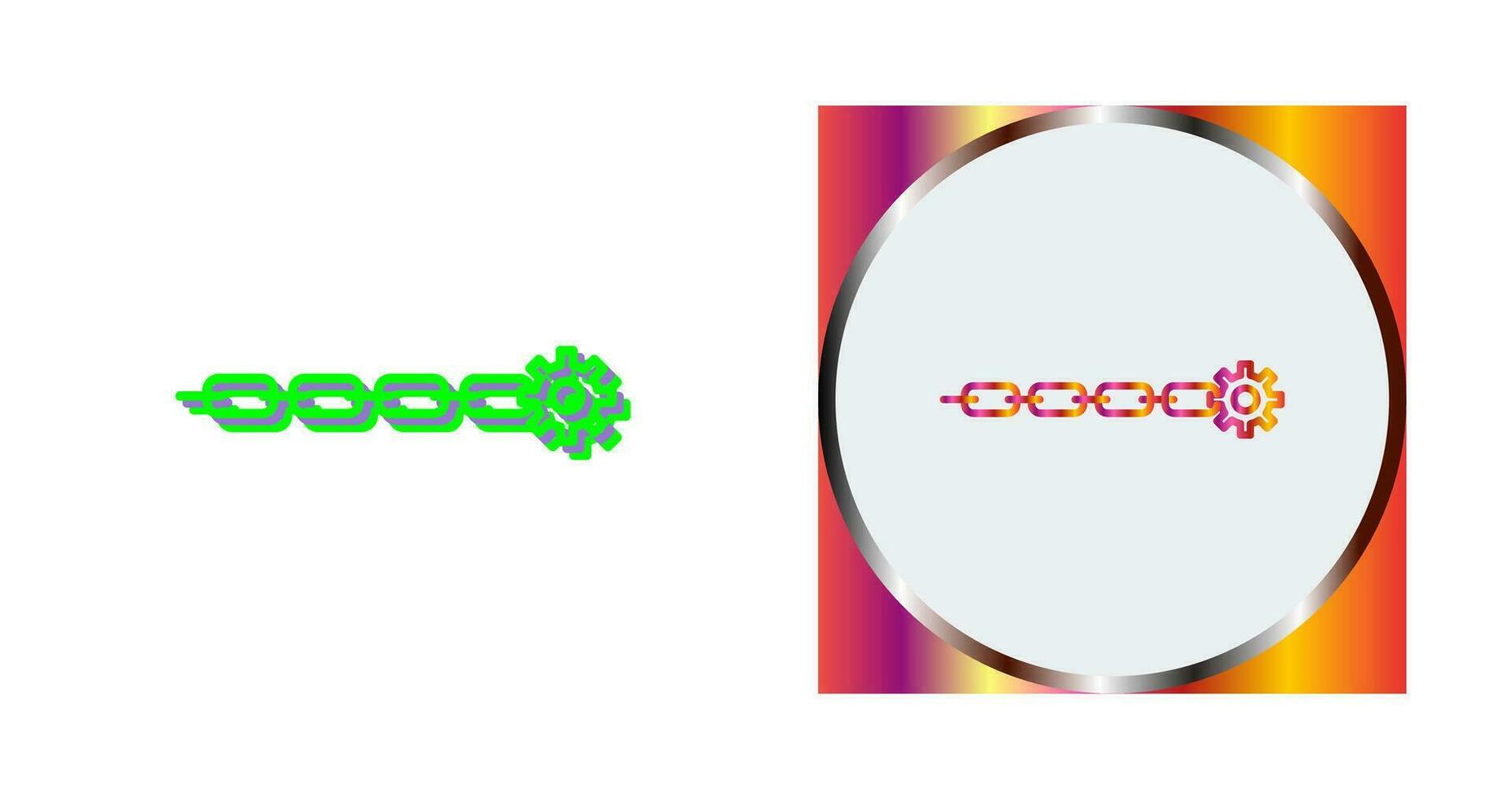 Unique Link Sales Vector Icon
