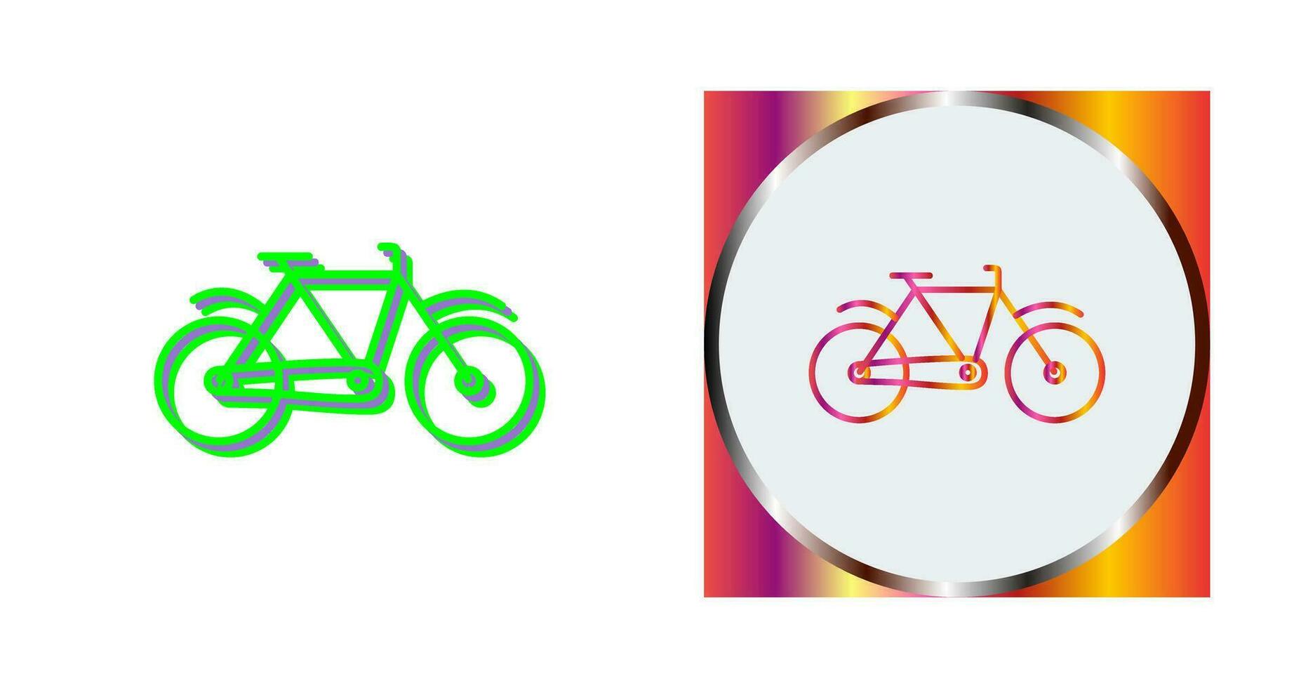 icono de vector de bicicleta