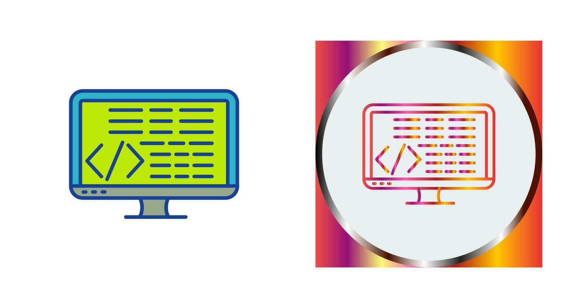 Coding Vector Icon