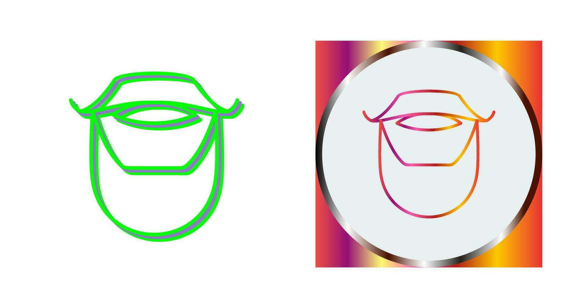 Beard and Moustache Vector Icon