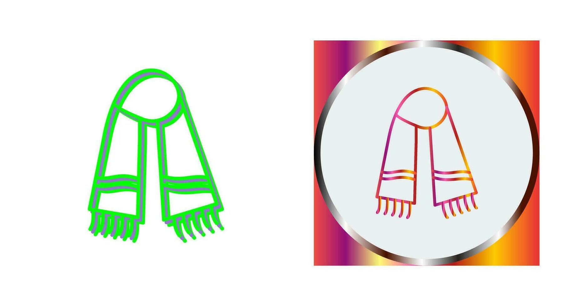 Warm Scarf Vector Icon