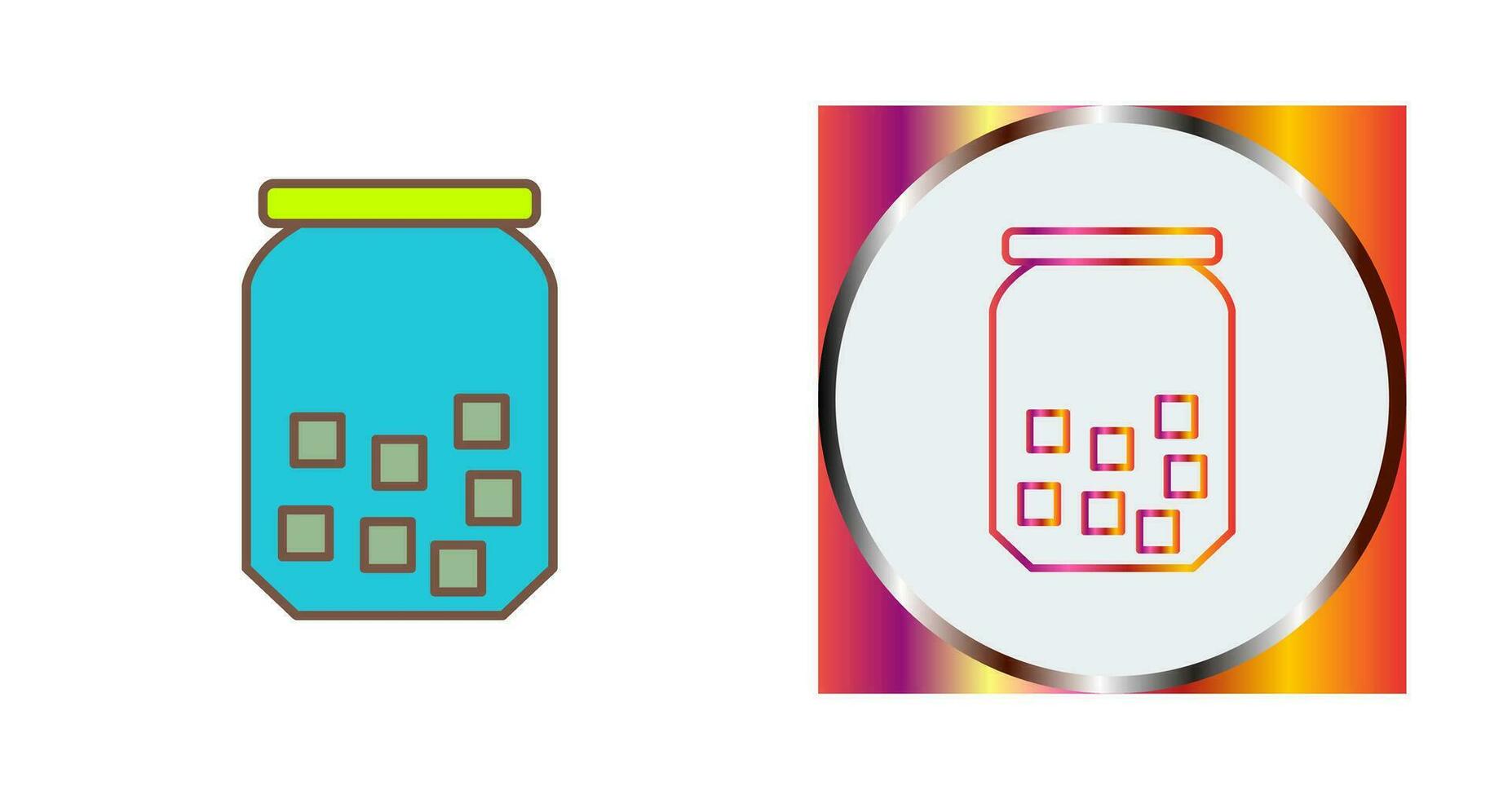 Sugar Bottle Vector Icon