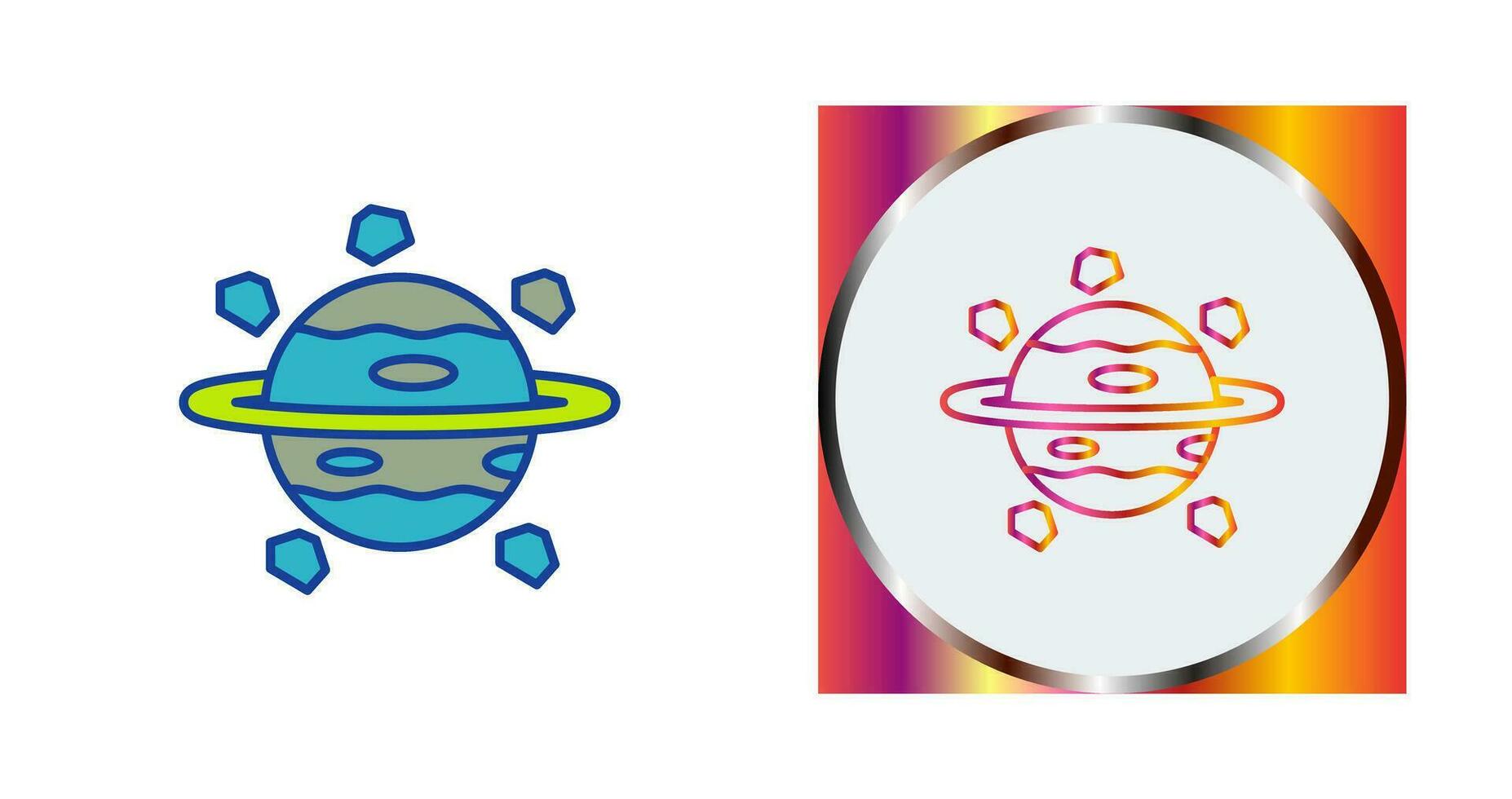 Saturn Vector Icon