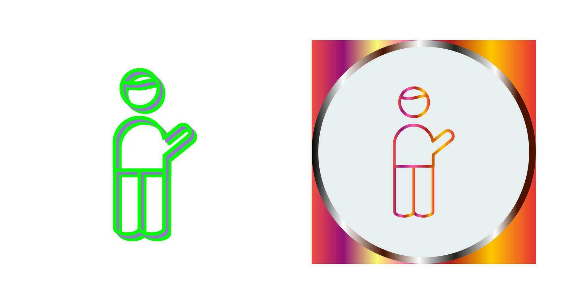 Museum Guide Vector Icon
