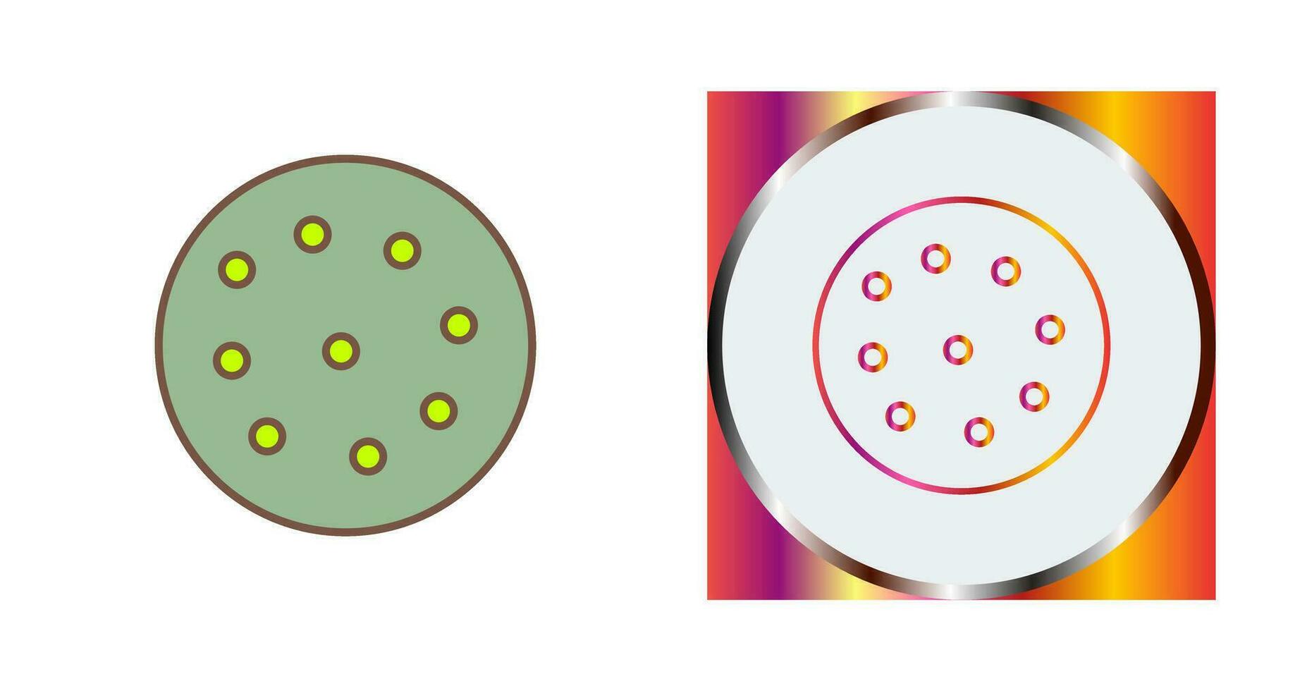 icono de vector de galleta