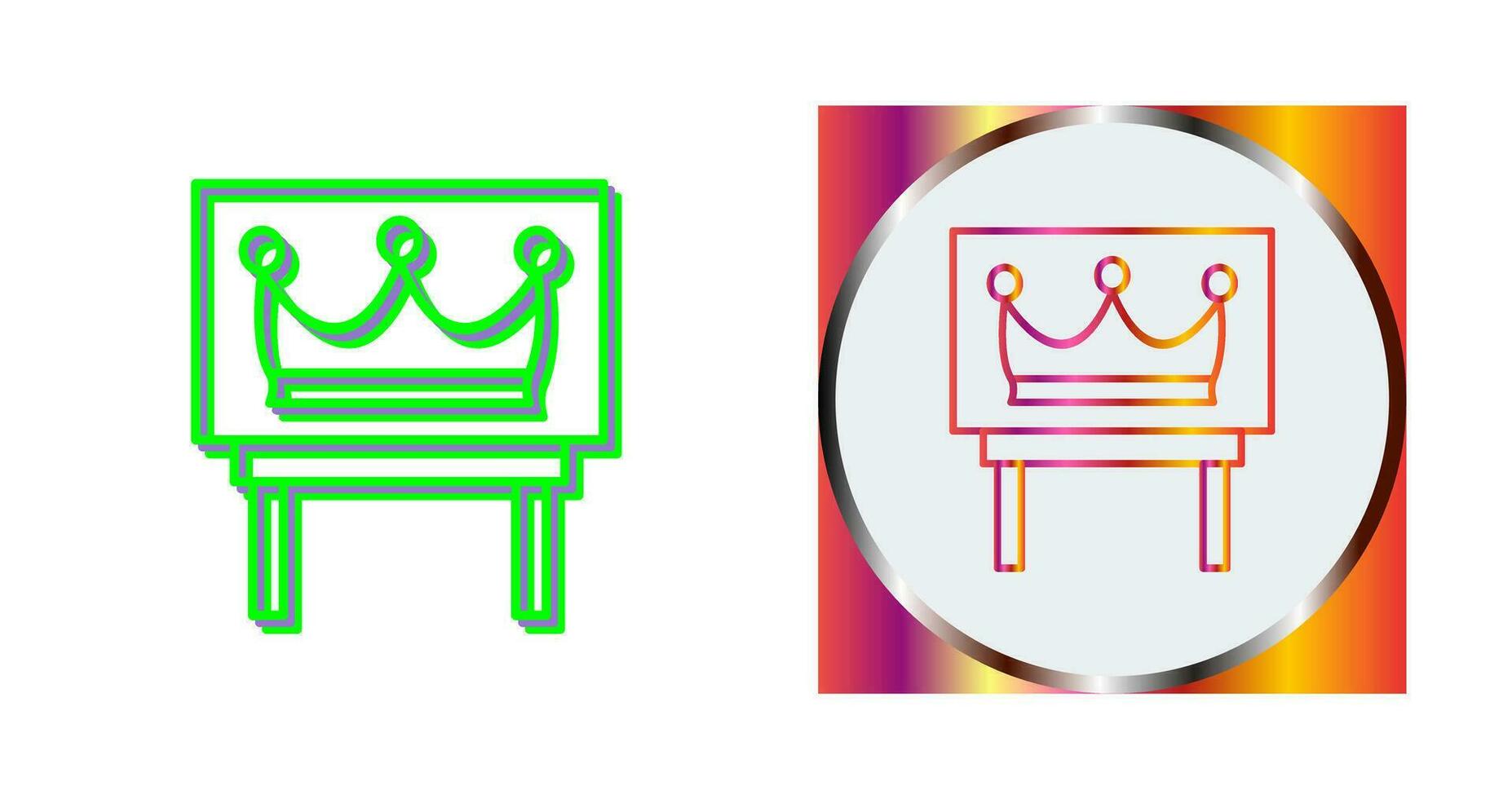 Crown Exhibit Vector Icon
