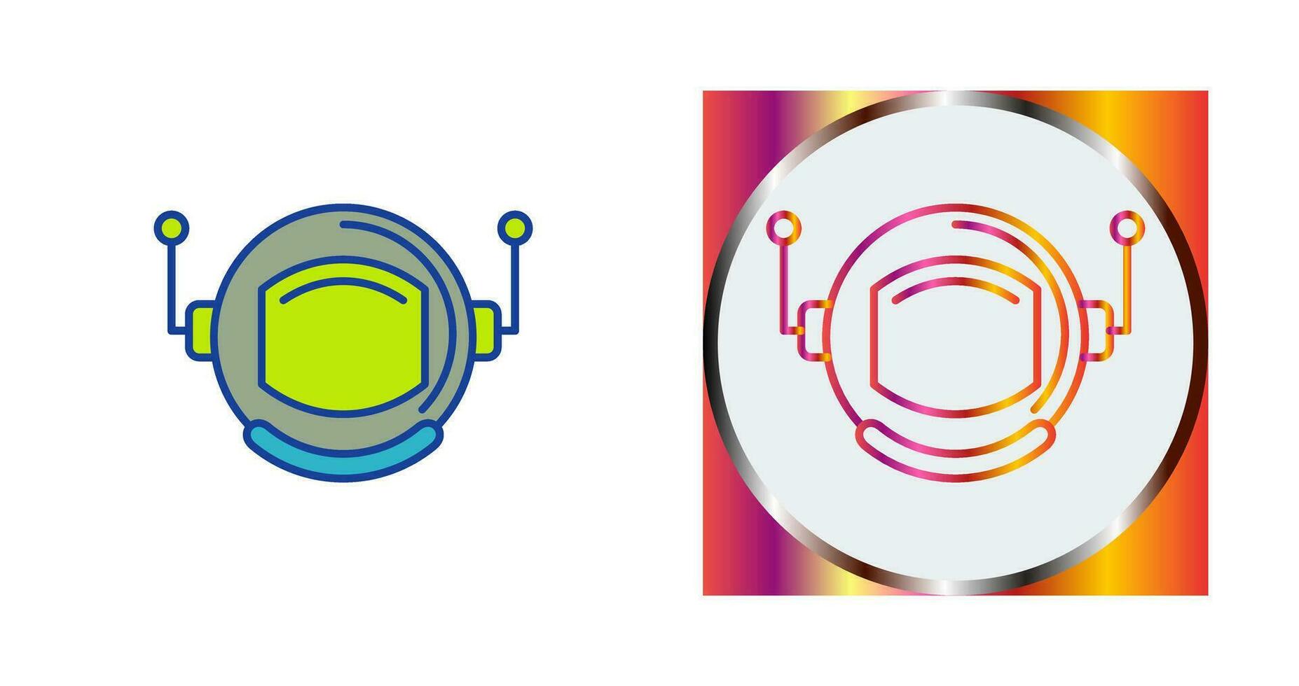 Astronaut Helmate Vector Icon