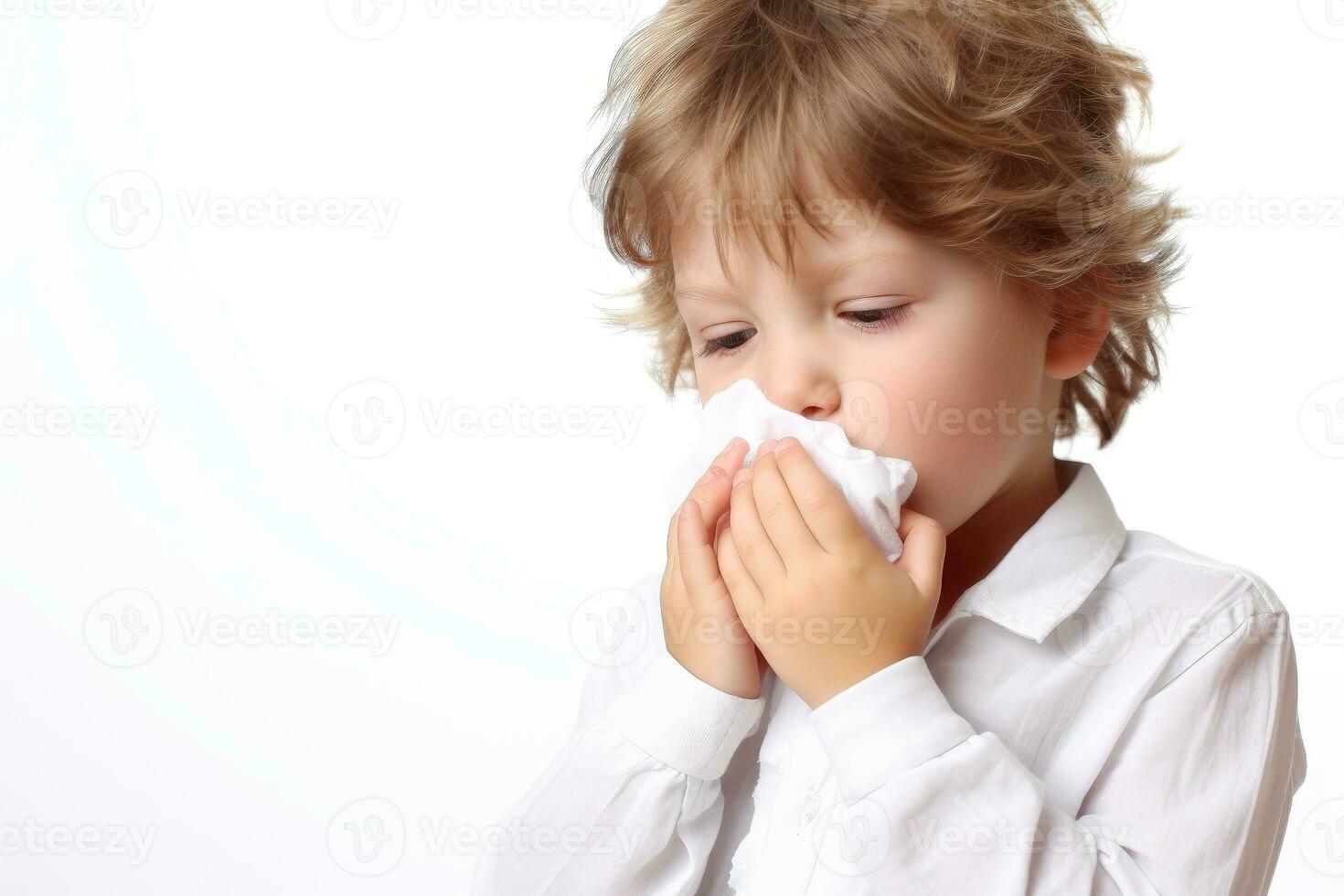 Symptoms of health issues and disease, Pain, stress on child, medical treatment, diseases symptoms concept, Generative AI illustration photo