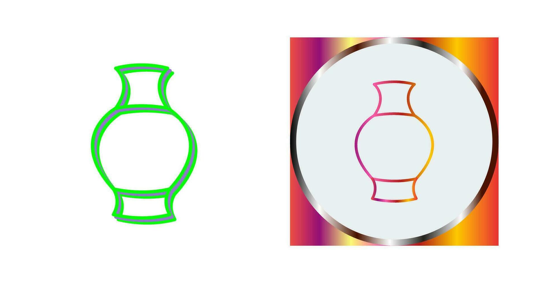 Antique Jar Vector Icon