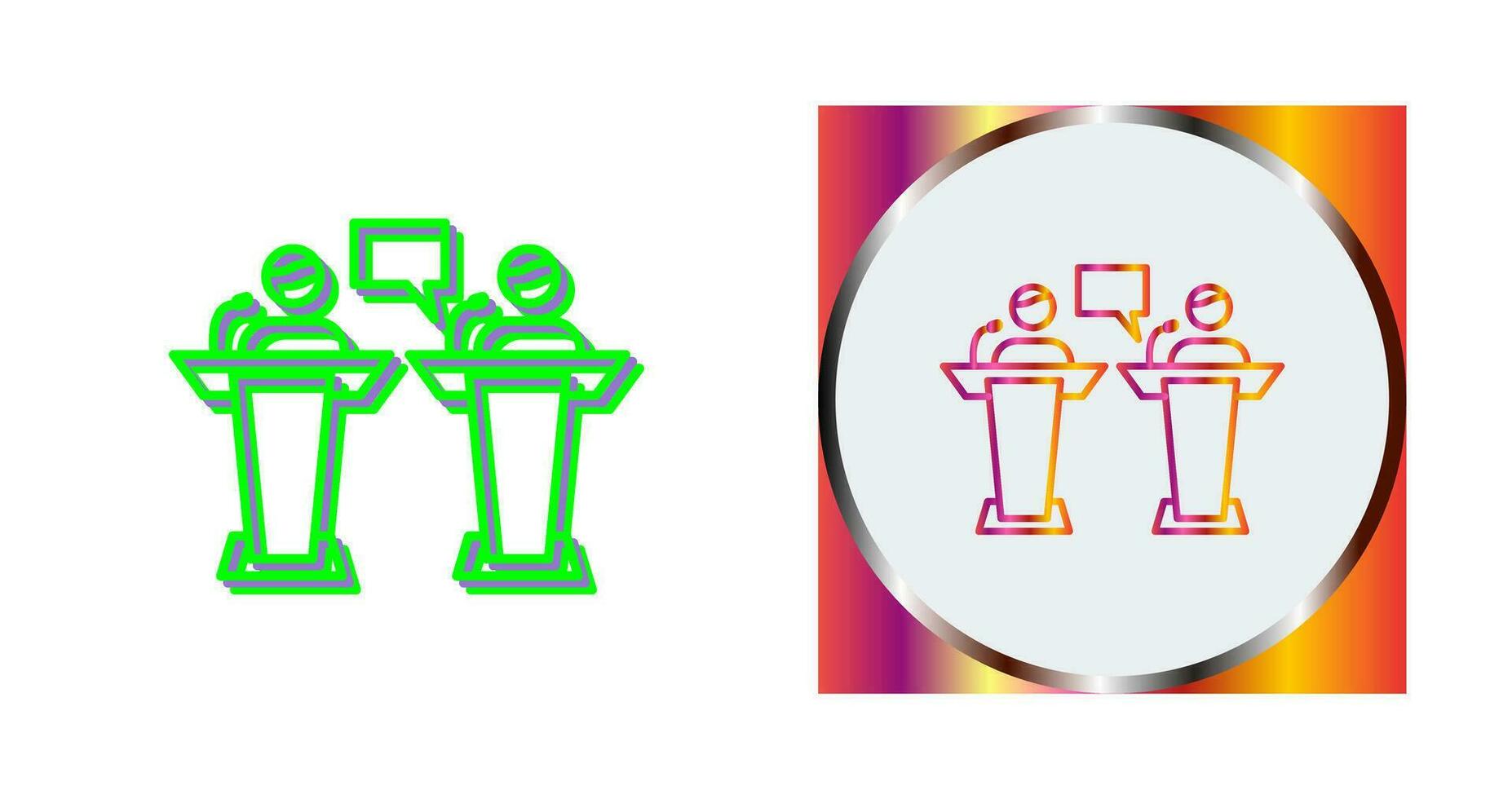 Debate Vector Icon