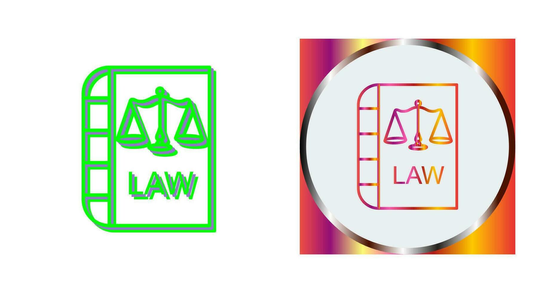 Law and Order Vector Icon