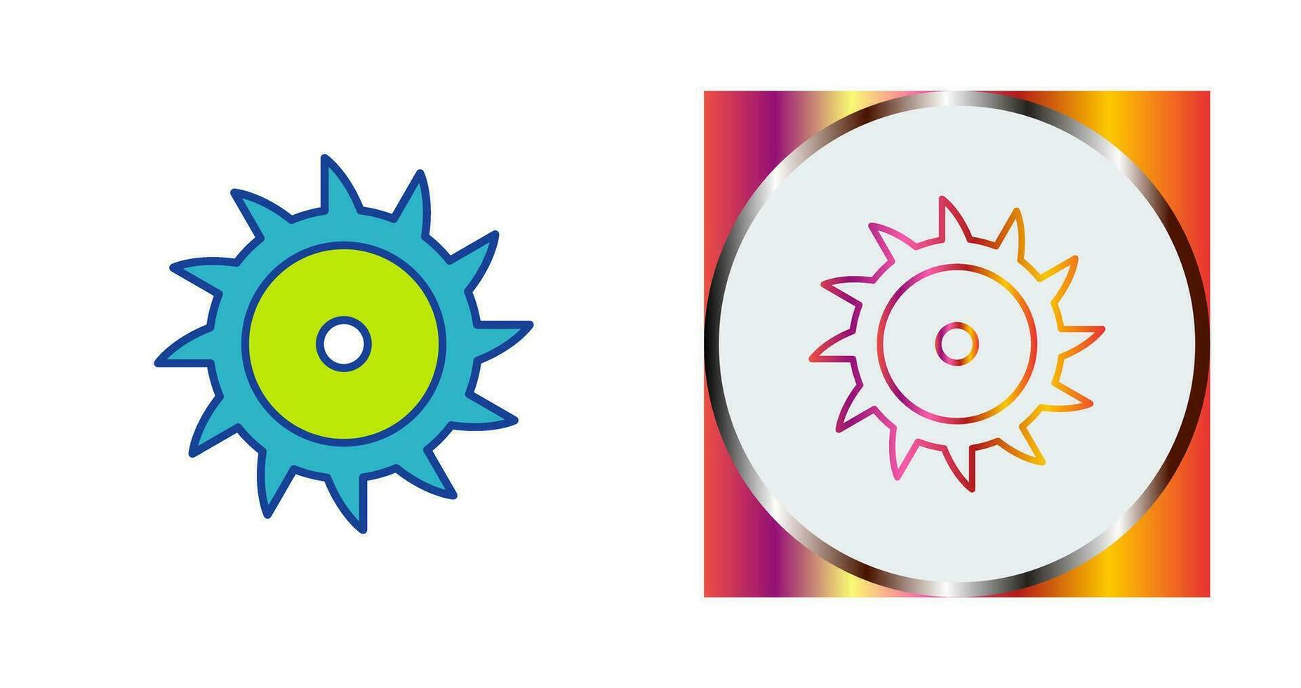 Saw Blade Vector Icon