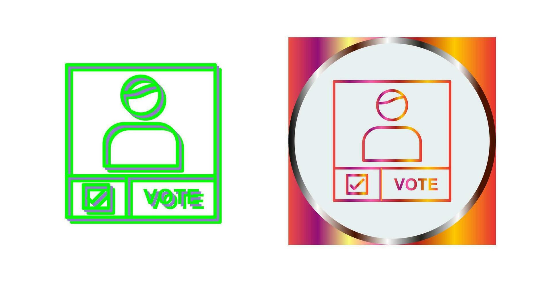 Candidate Banner Vector Icon