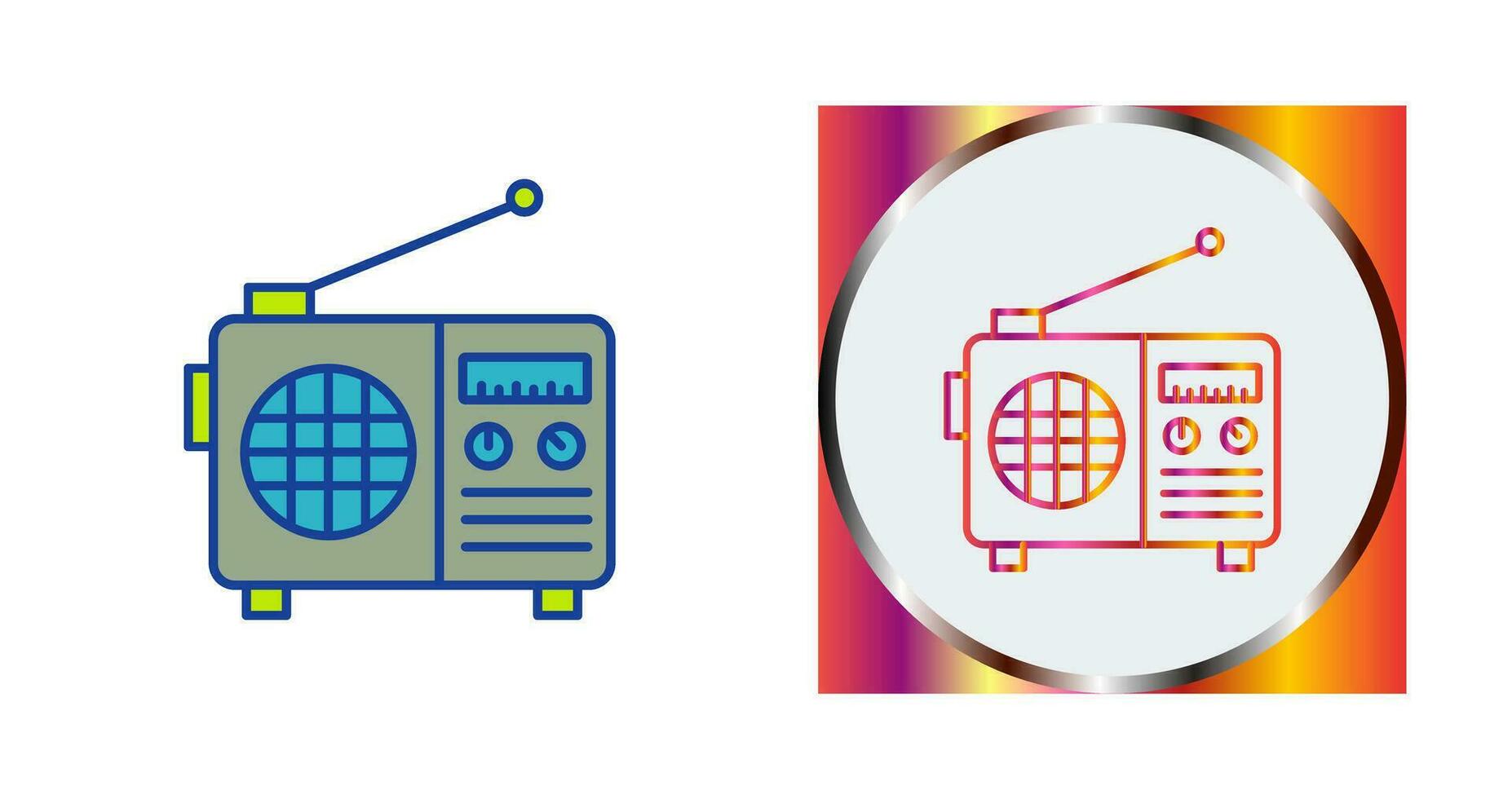 Radio Vector Icon