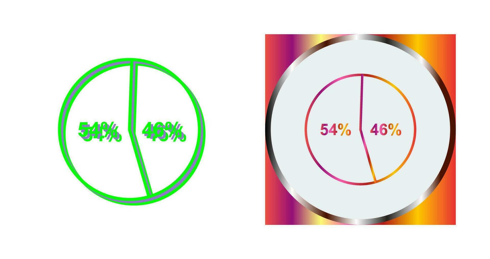 icono de vector de estadísticas de candidatos