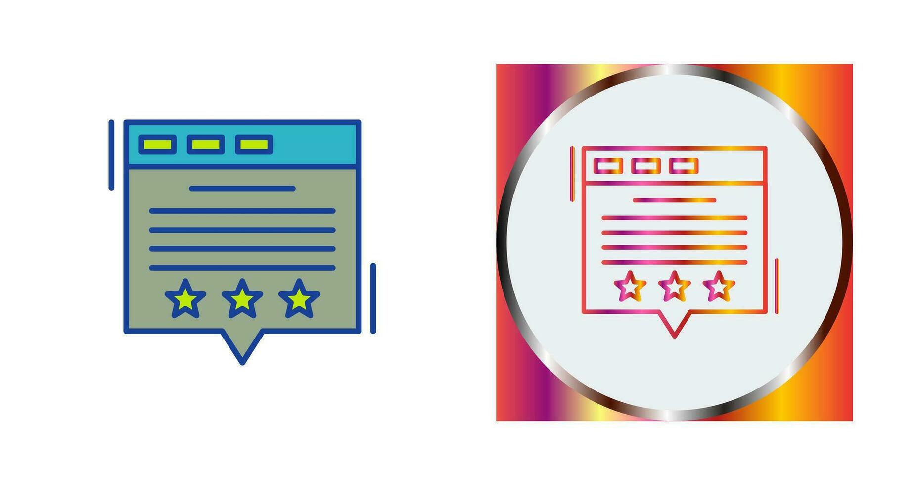Review Vector Icon