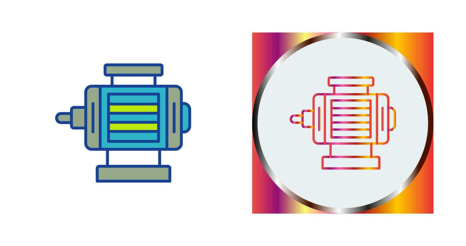 ELectric Motor Vector Icon