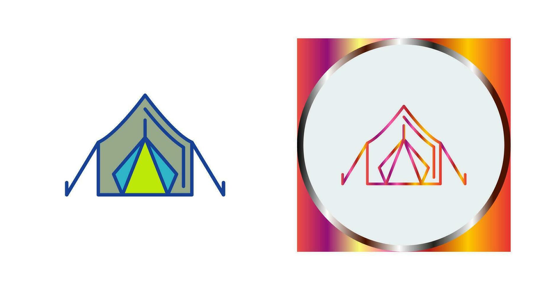 Tent Vector Icon