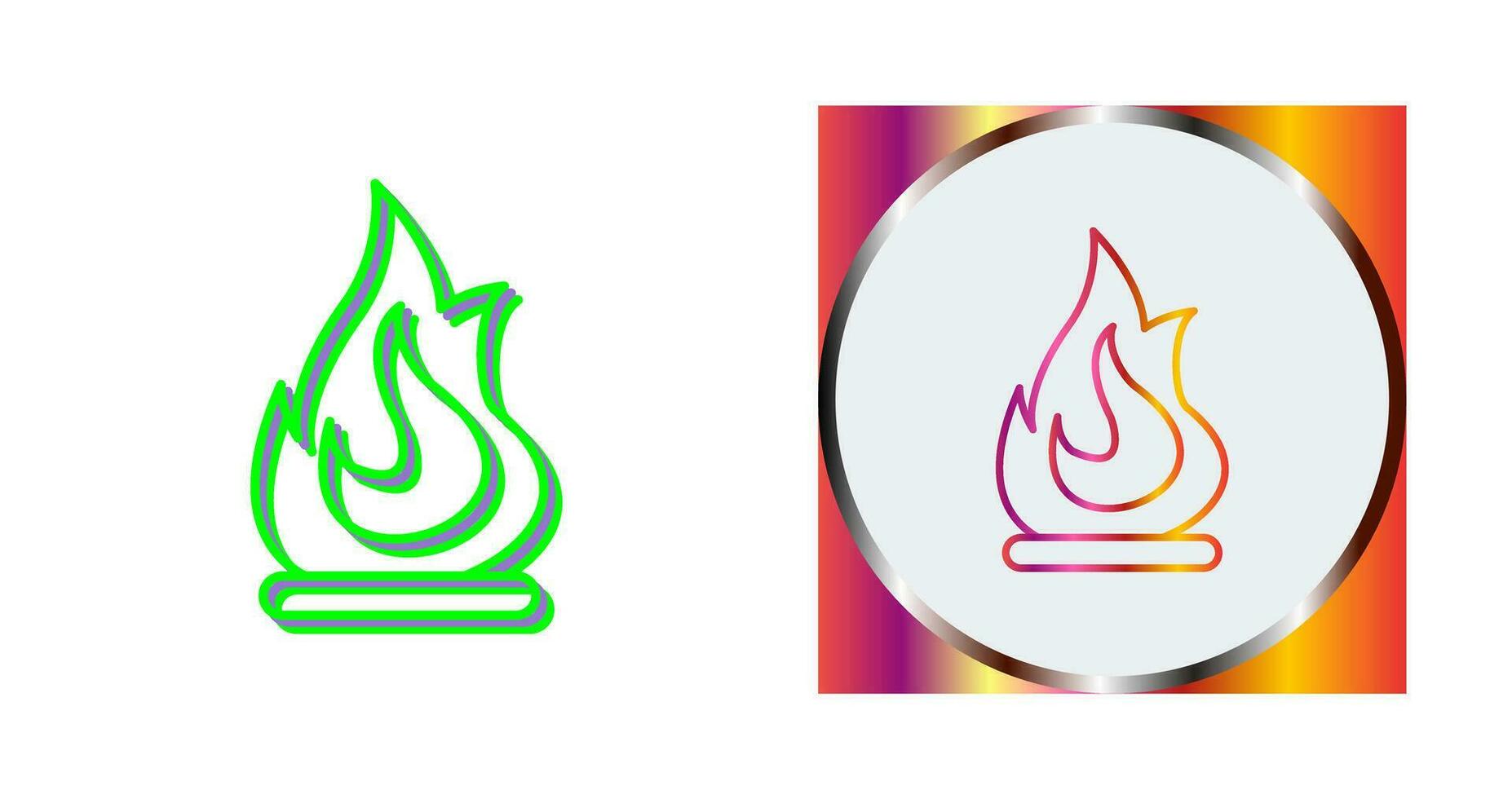 icono de vector de fuego