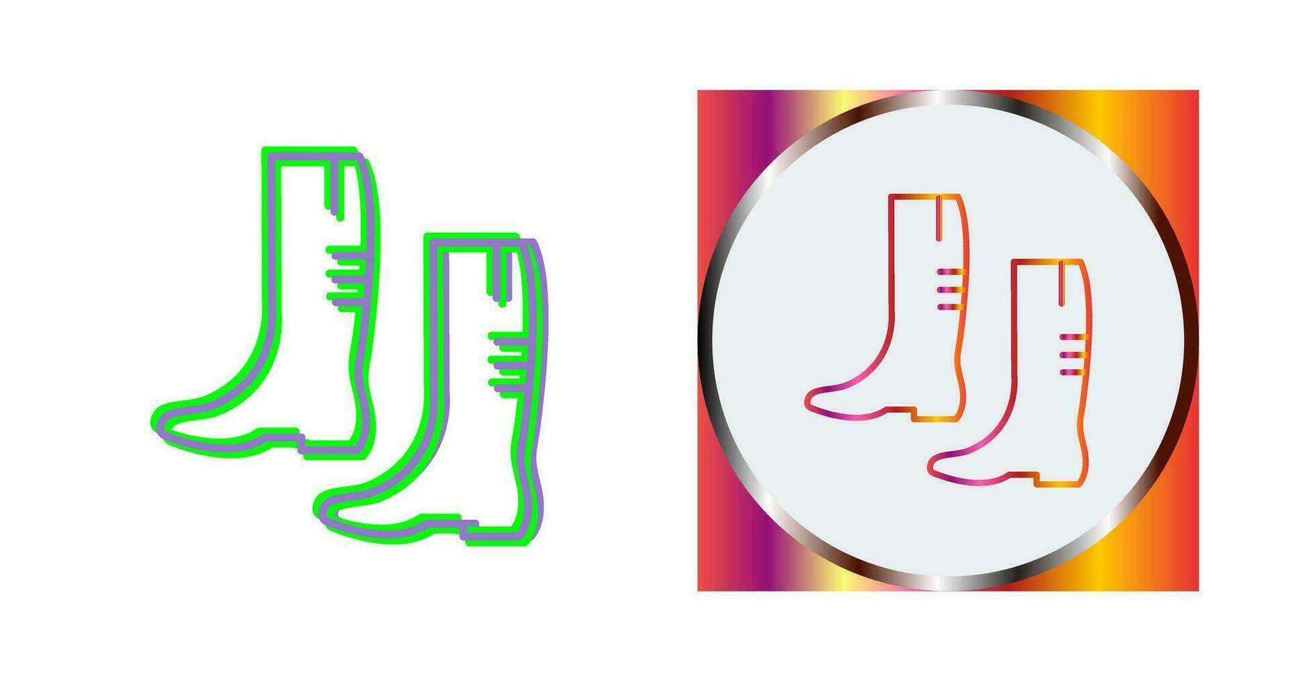 Gardening Boots Vector Icon