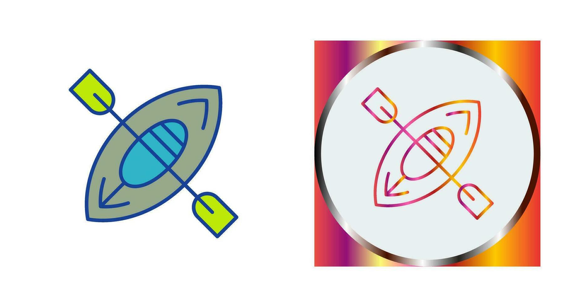 Kayak Vector Icon