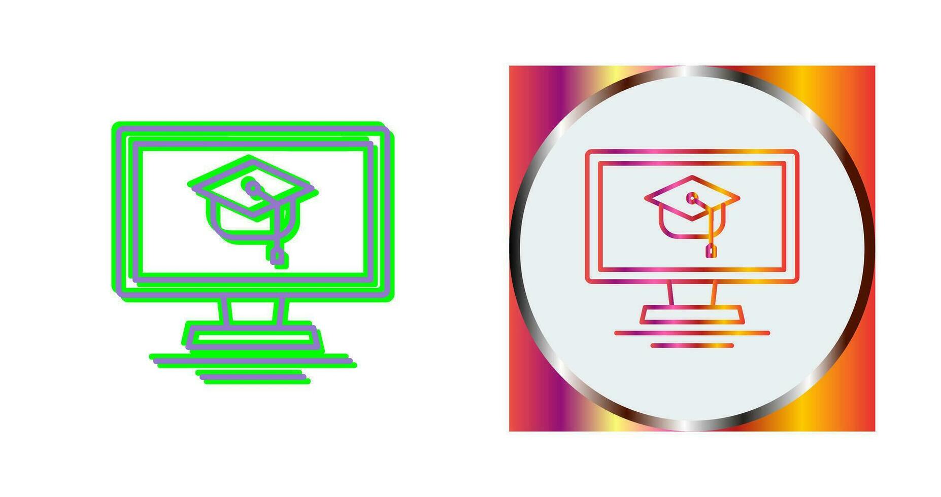 Online Course Vector Icon