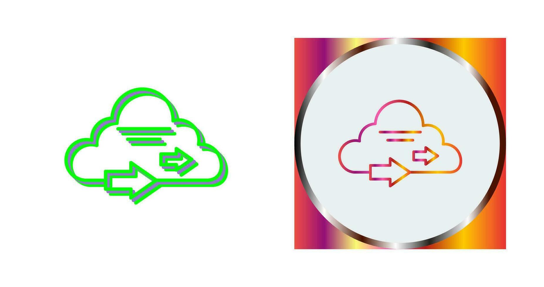 Cloud Computing Vector Icon