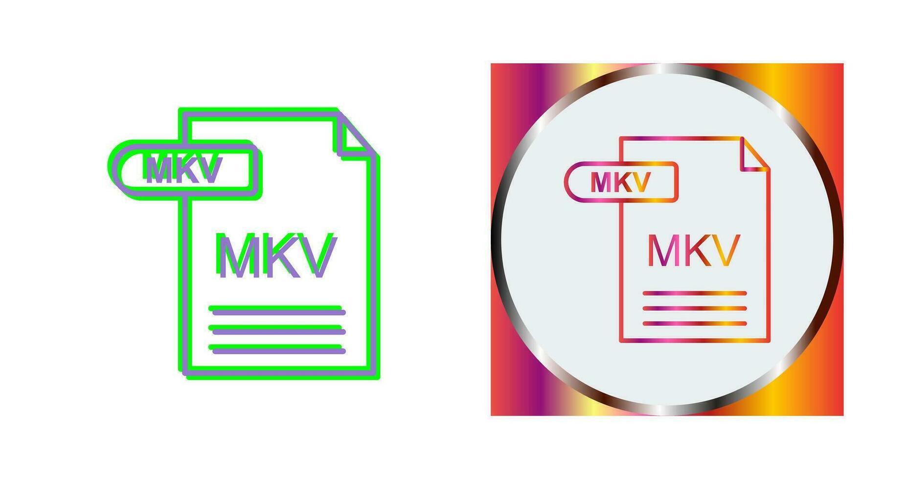 MKV Vector Icon