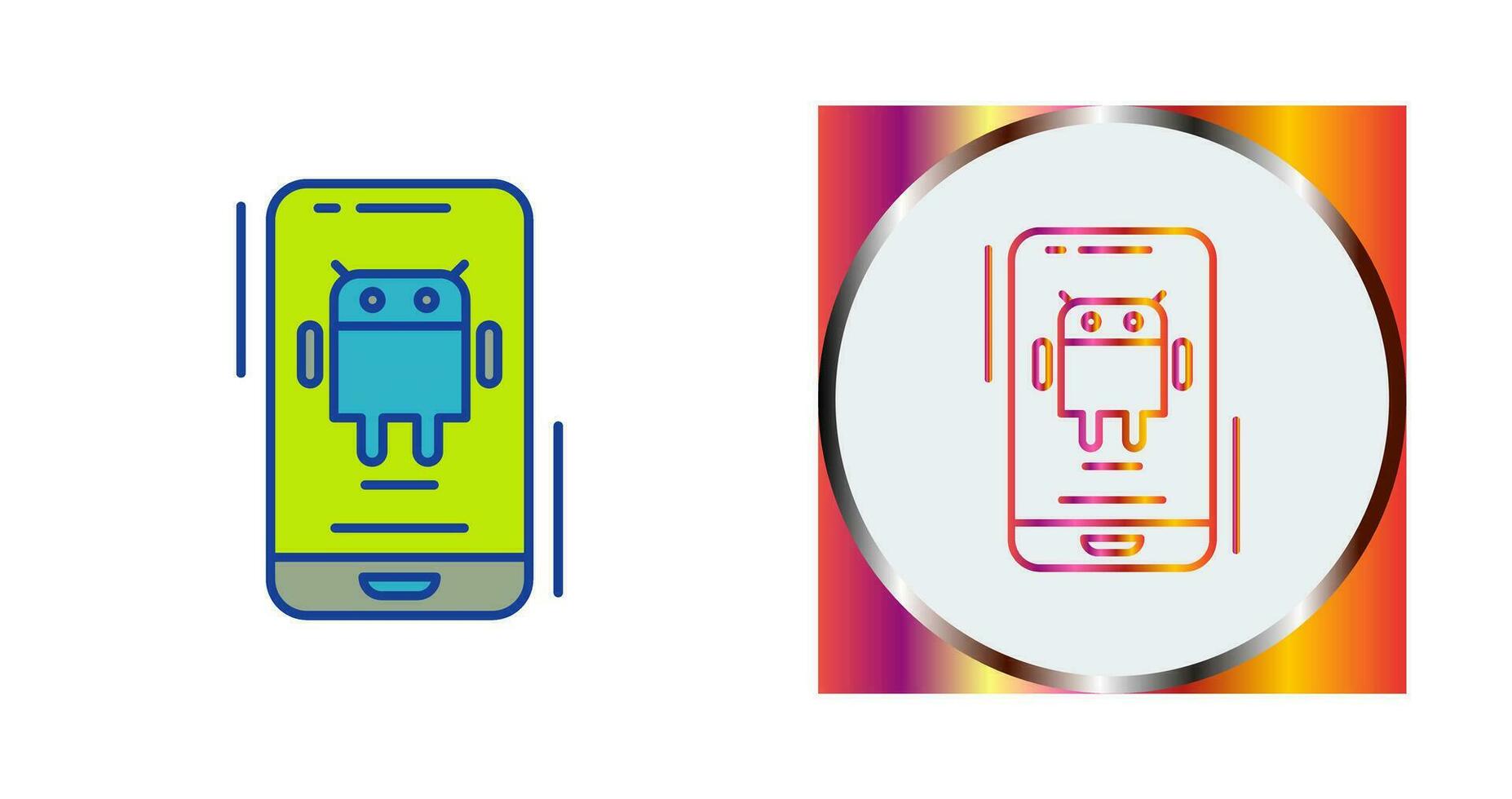 icono de vector de Android