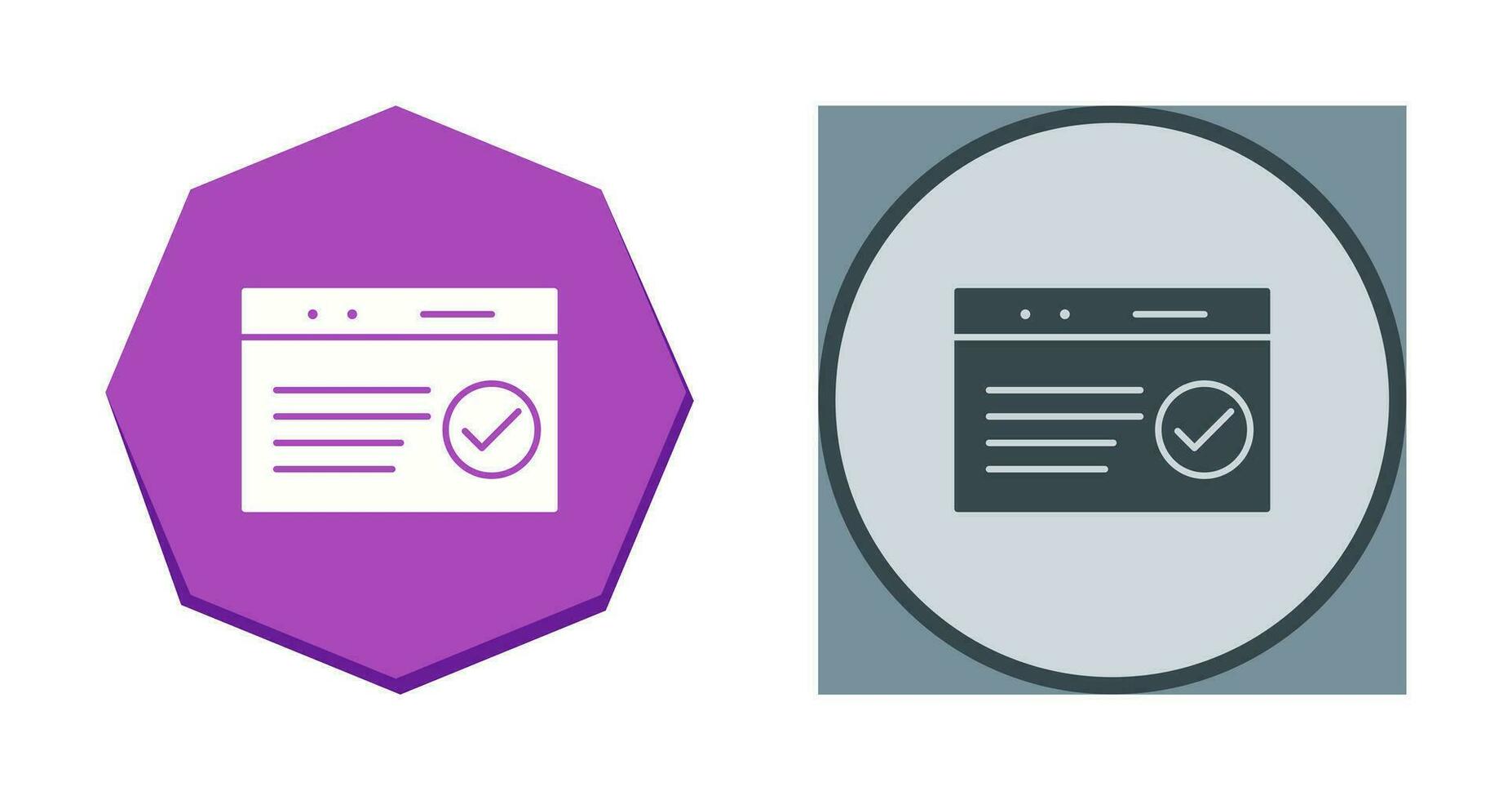 Unique QC Passed Vector Icon