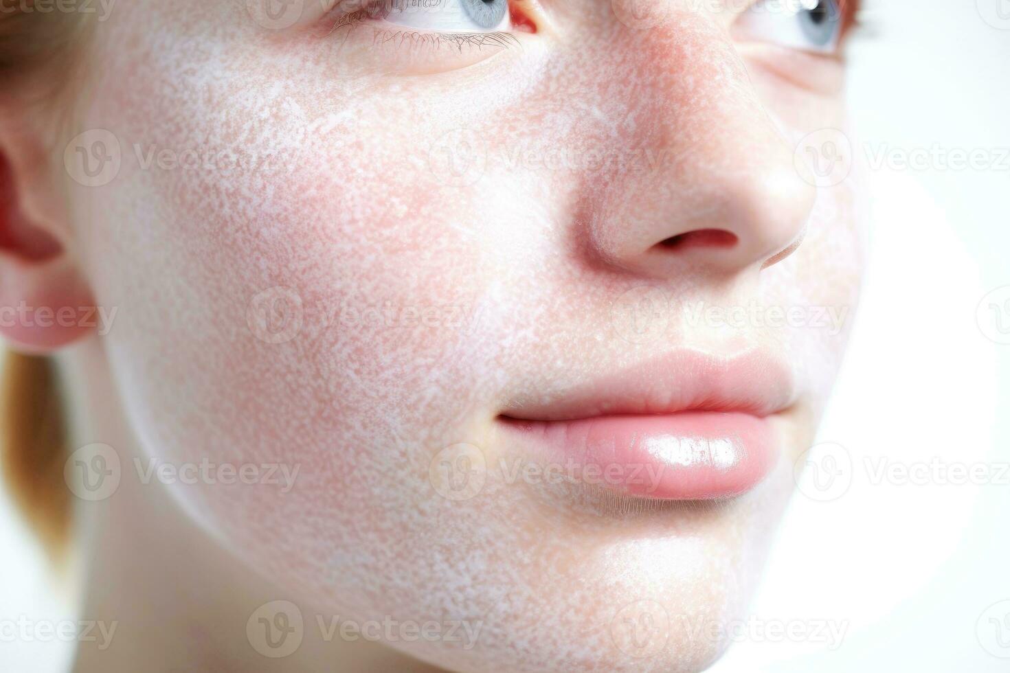 Skin diseases-allergies, psoriasis, eczema, dermatitis, Symptoms of health issues and disease,Generative AI illustration photo