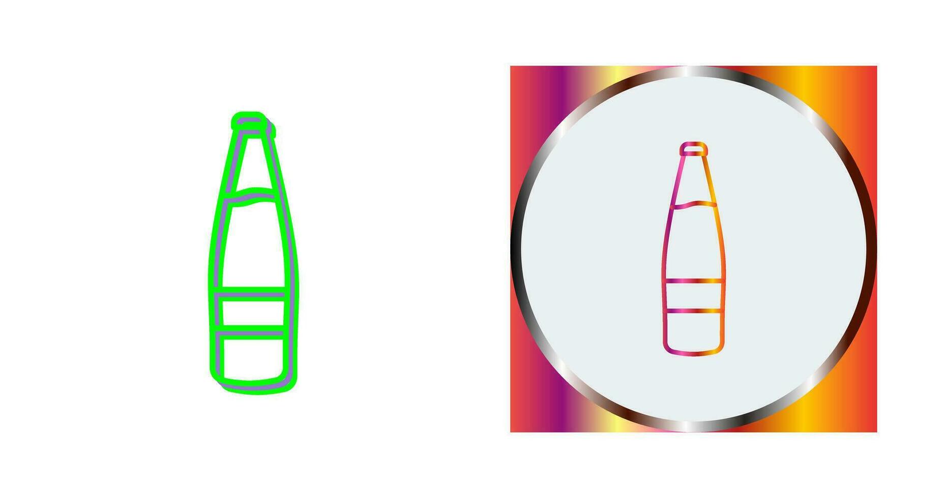 Beer Bottle Vector Icon