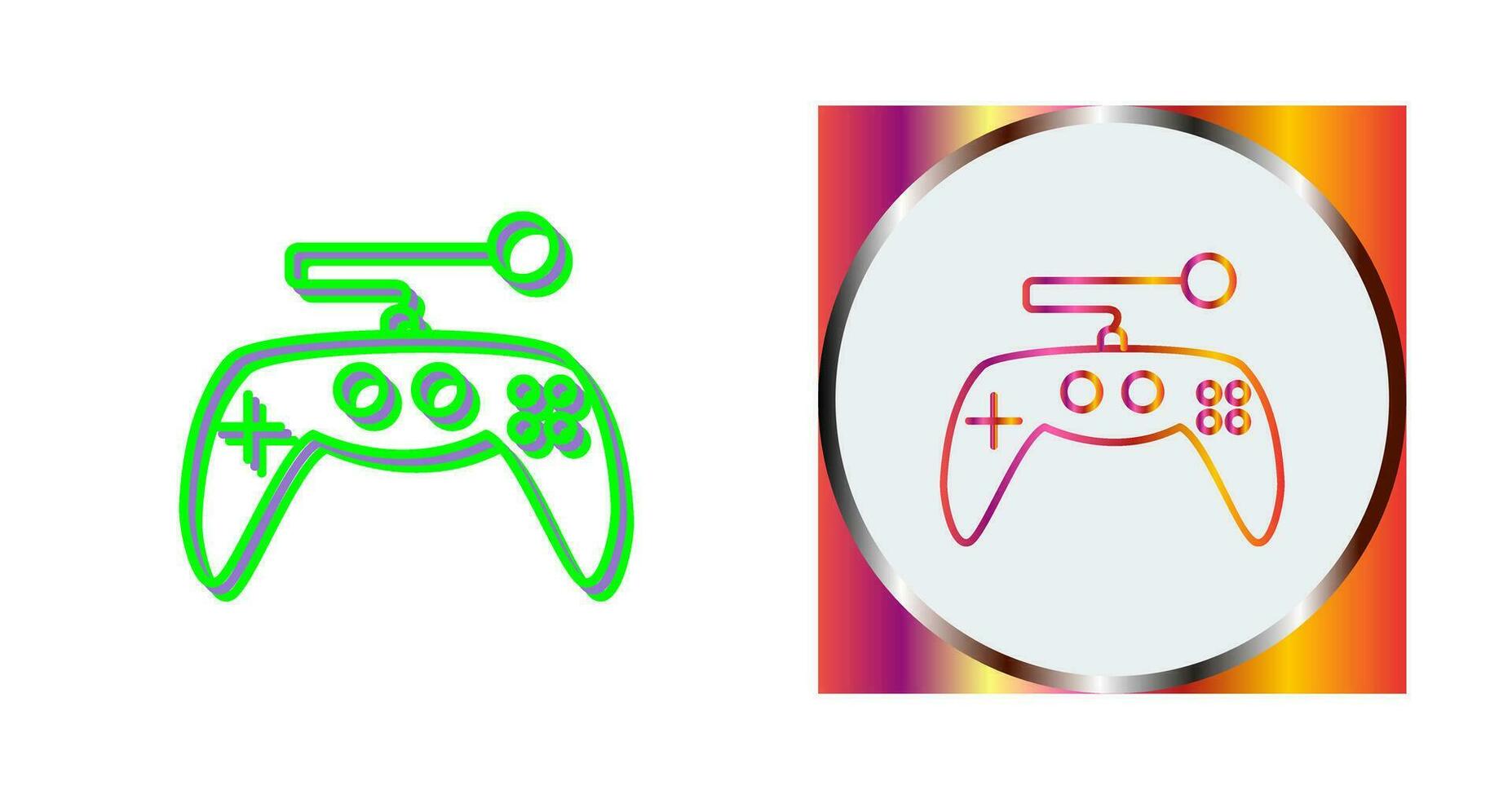 Unique Gaming Control Vector Icon