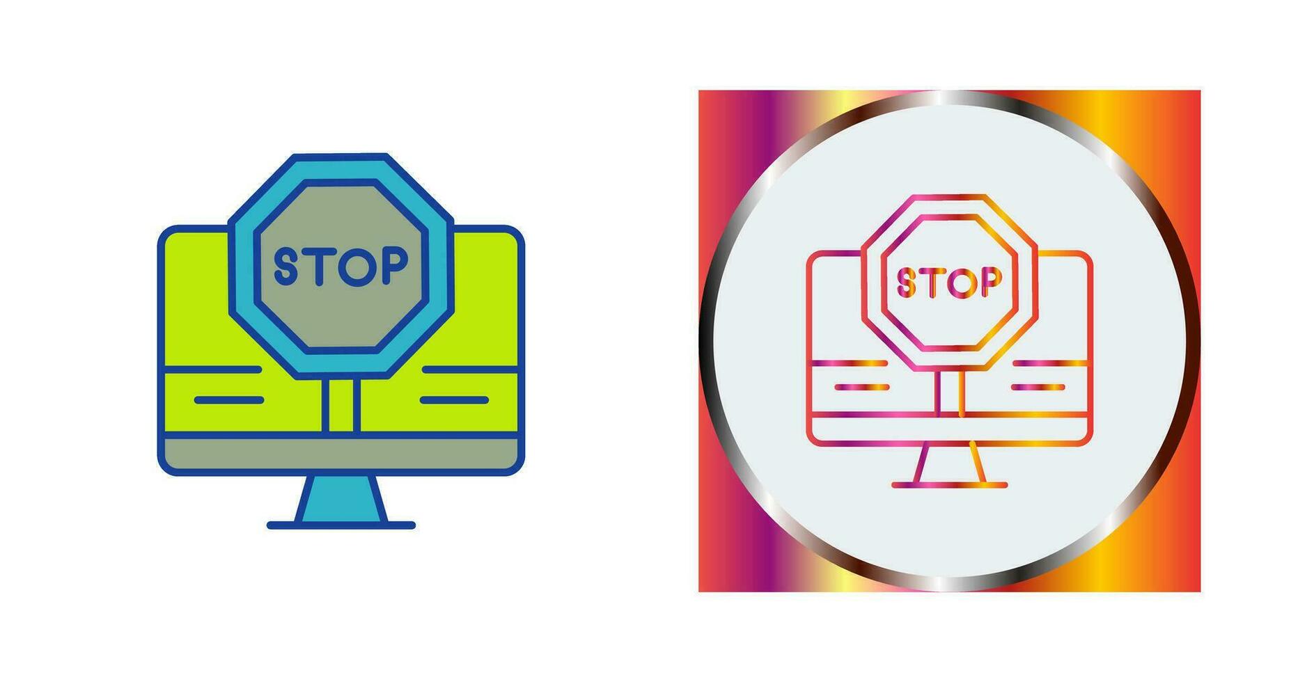 Stop Vector Icon