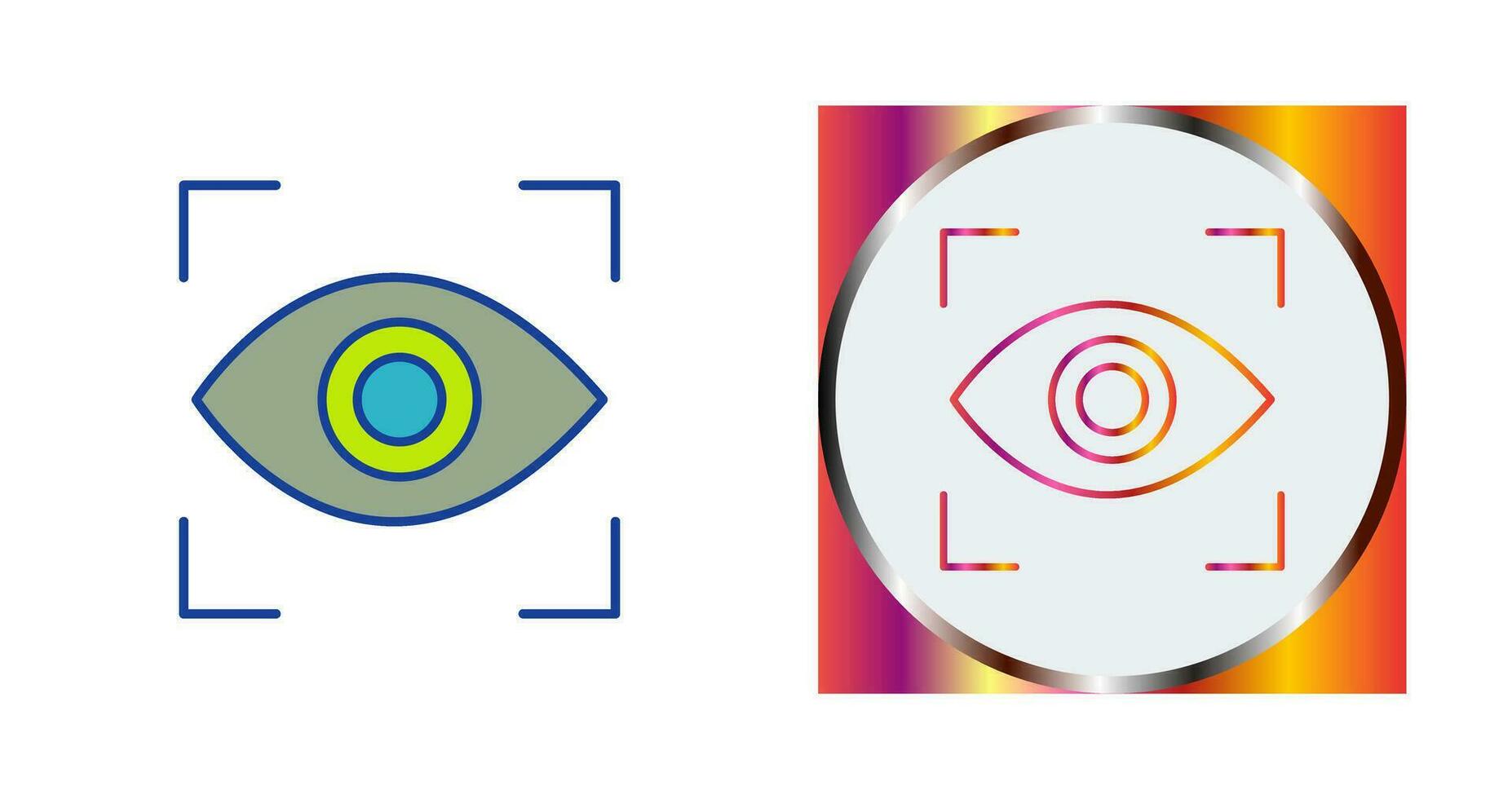 Eye Scan Vector Icon