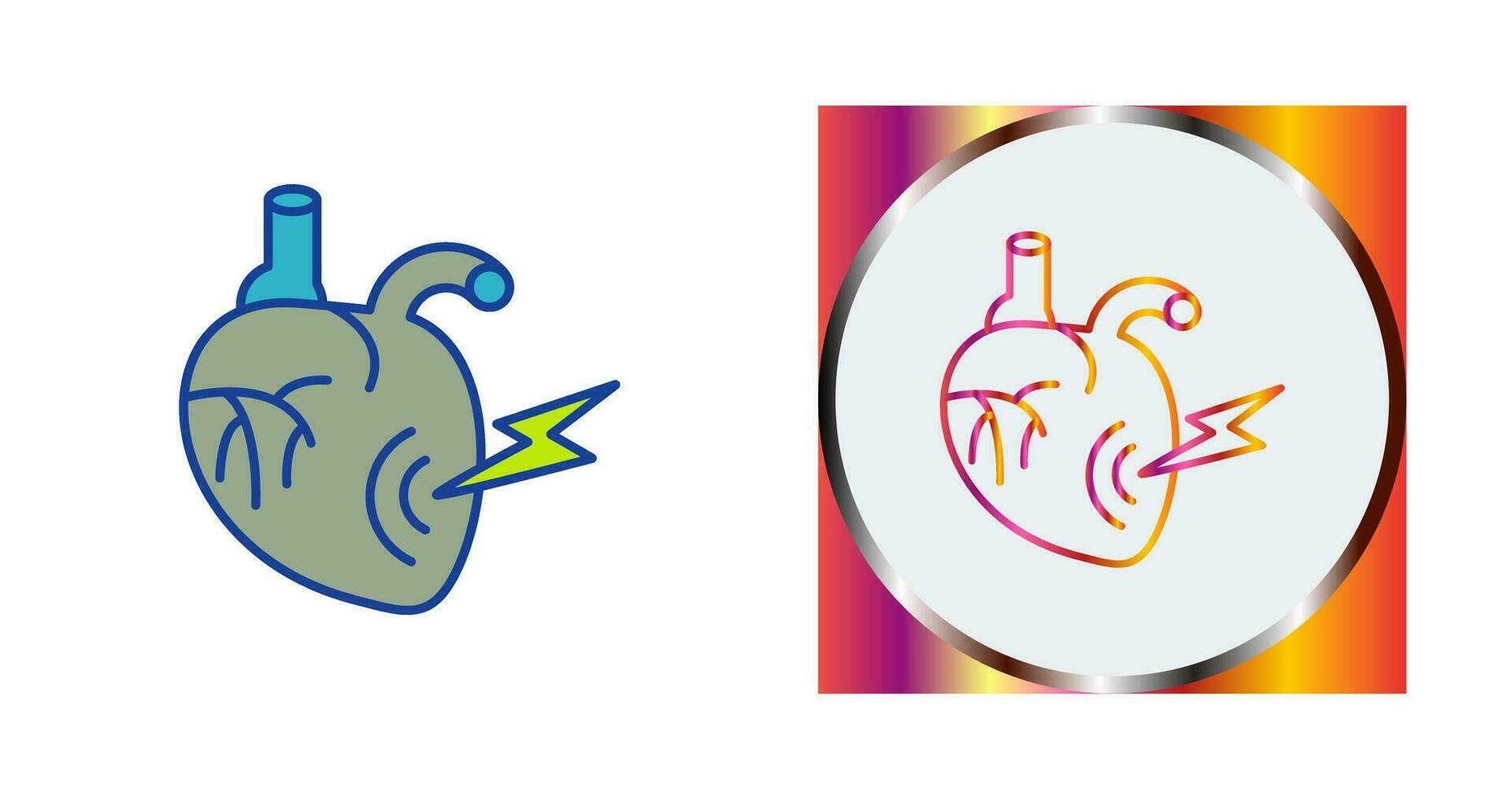 Heart Attack Vector Icon