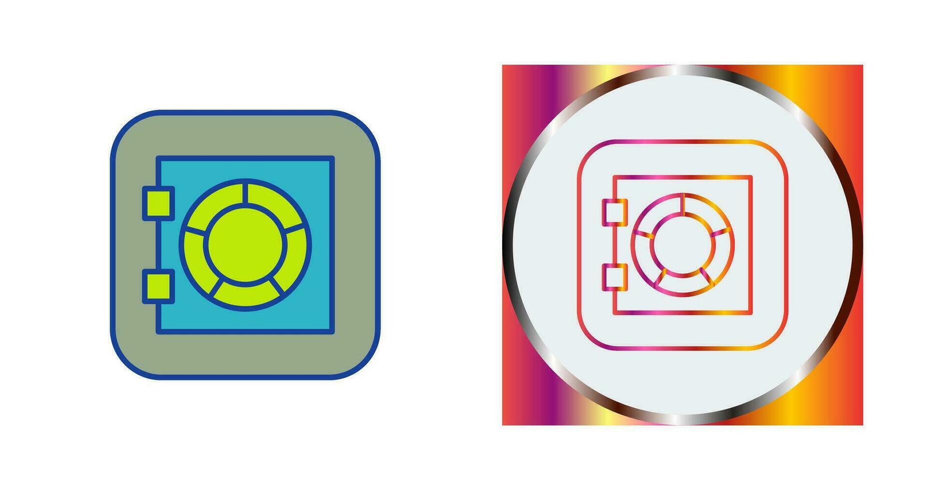 Safe Box Vector Icon