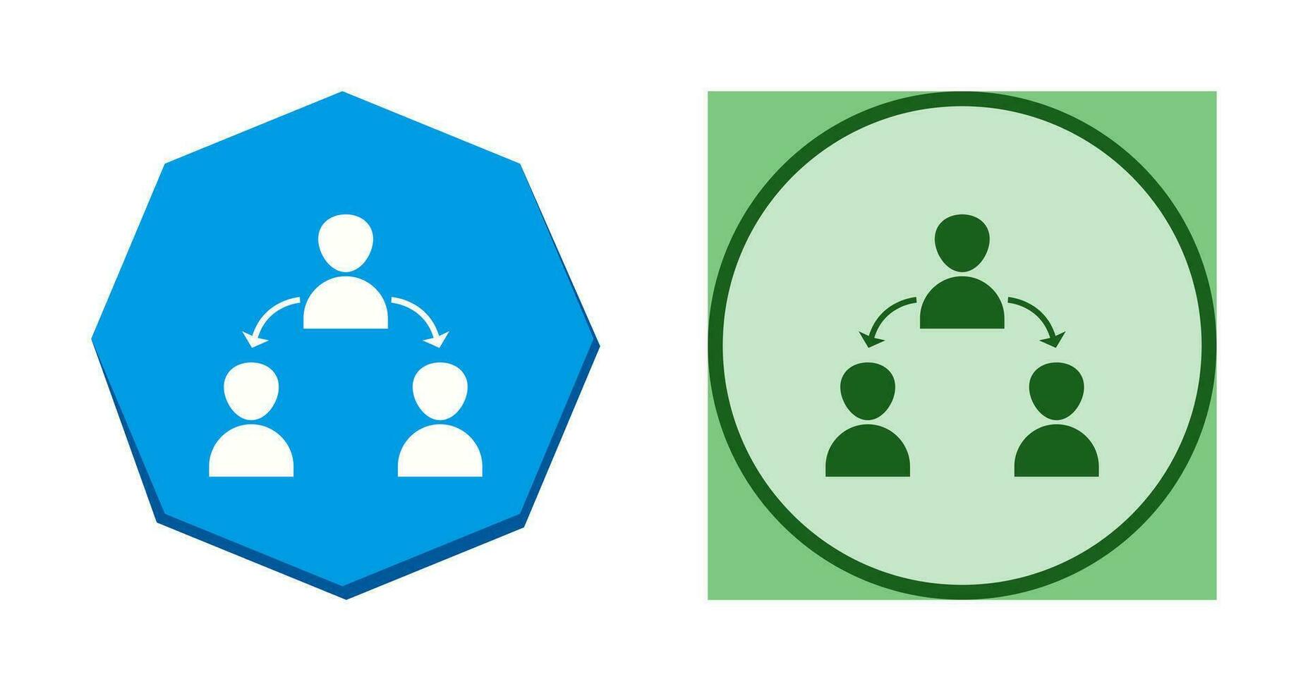 Unique Connected Users Vector Icon