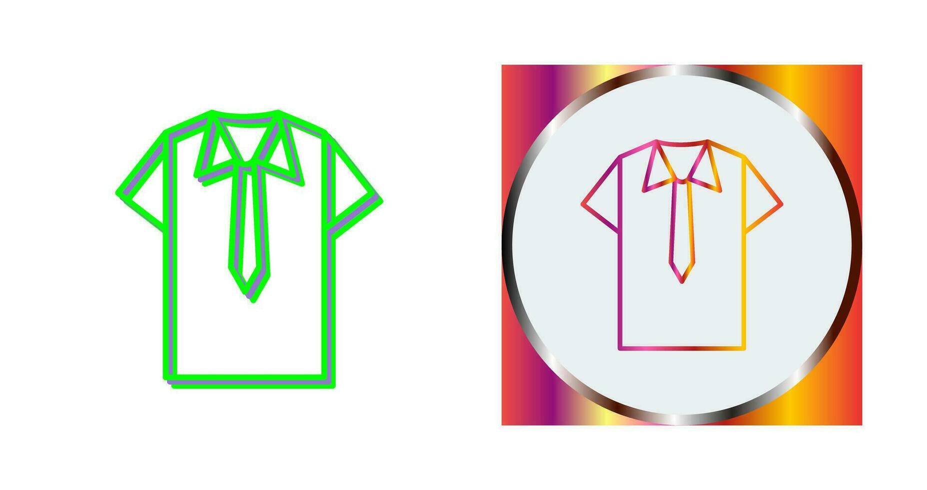 Shirt and Tie Vector Icon